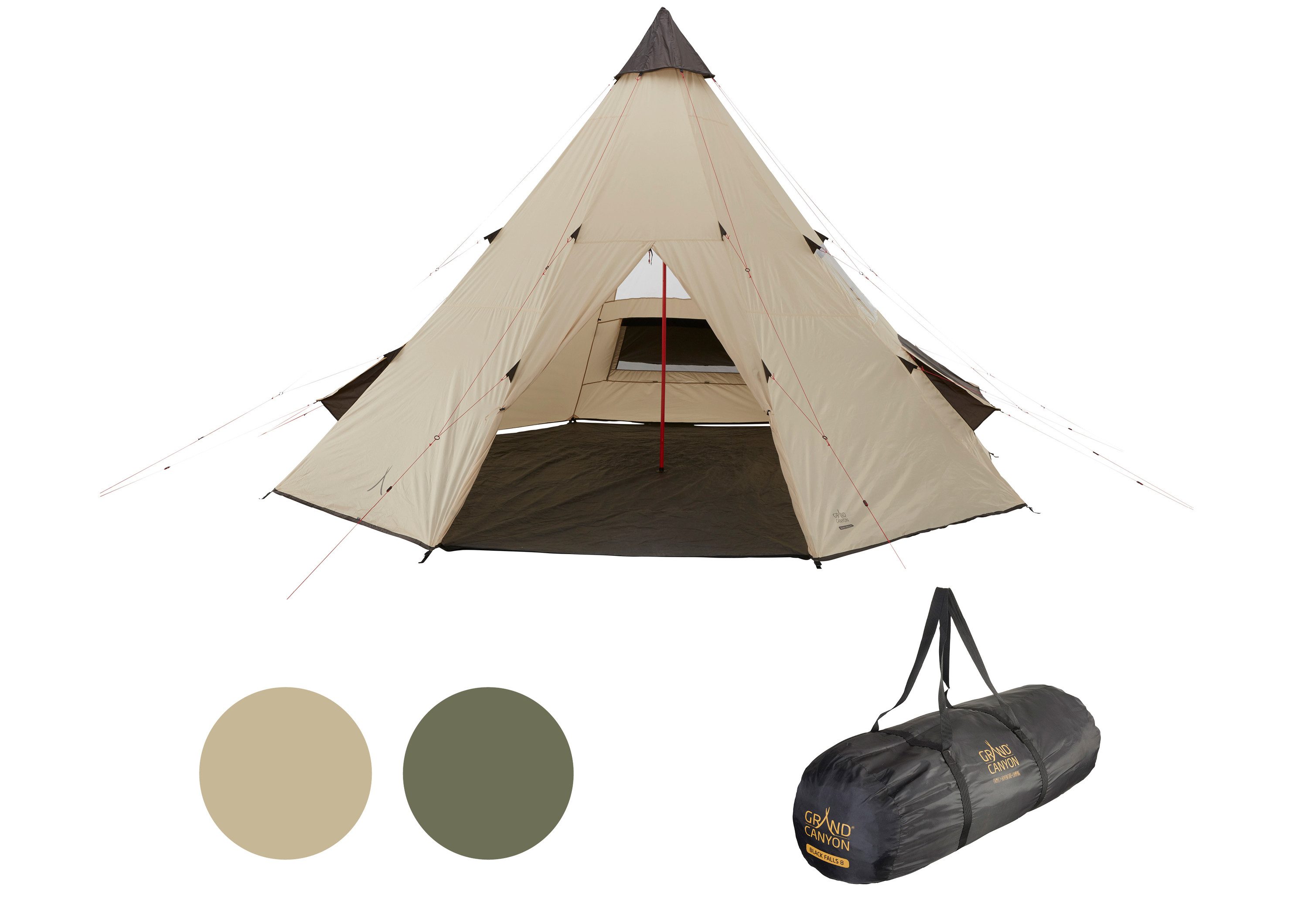 Tipi-Zelt BLACK FALLS 8