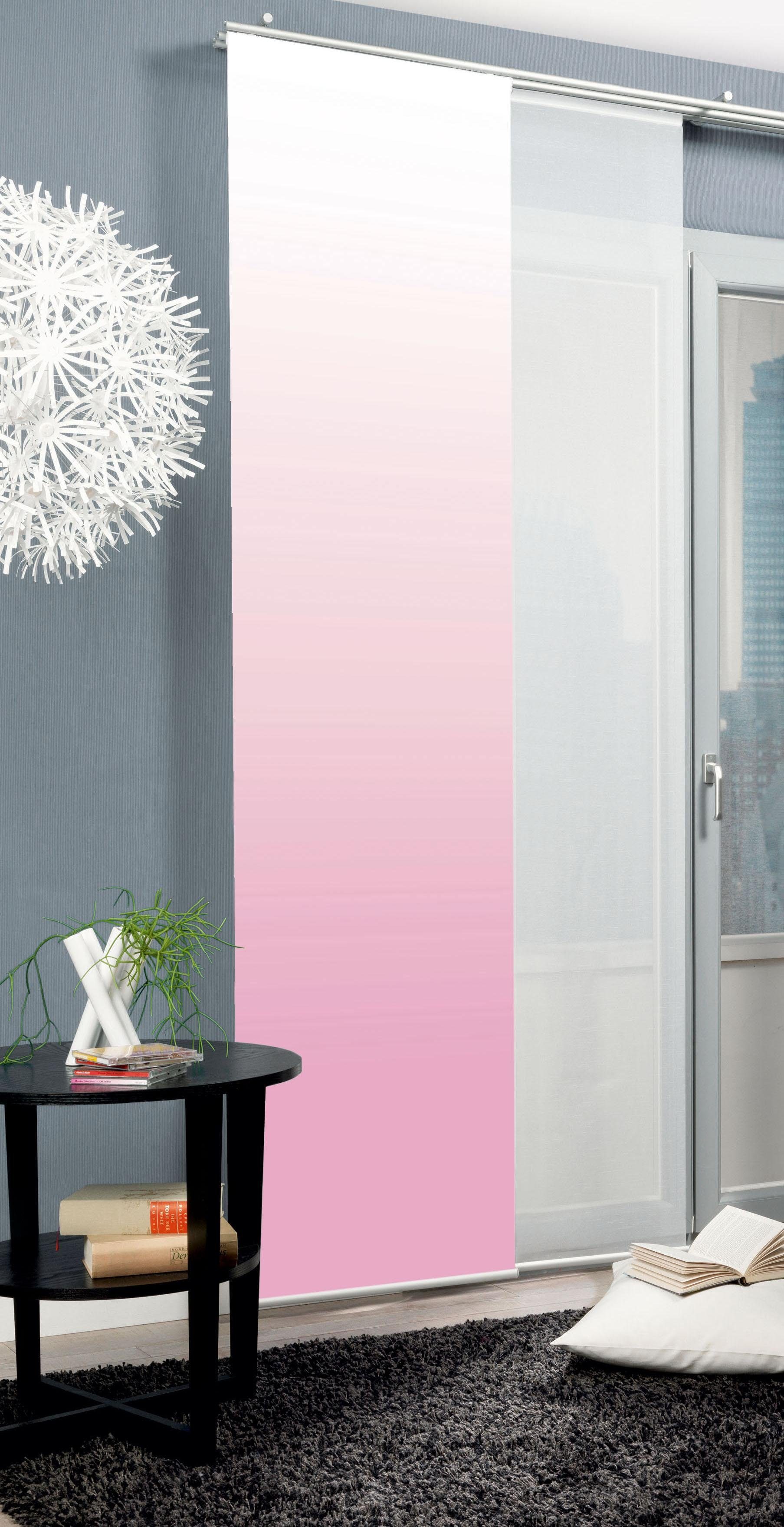 HOME WOHNIDEEN Schiebegardine MADRID (1 St), Klettband, blickdicht, HxB: 24 günstig online kaufen