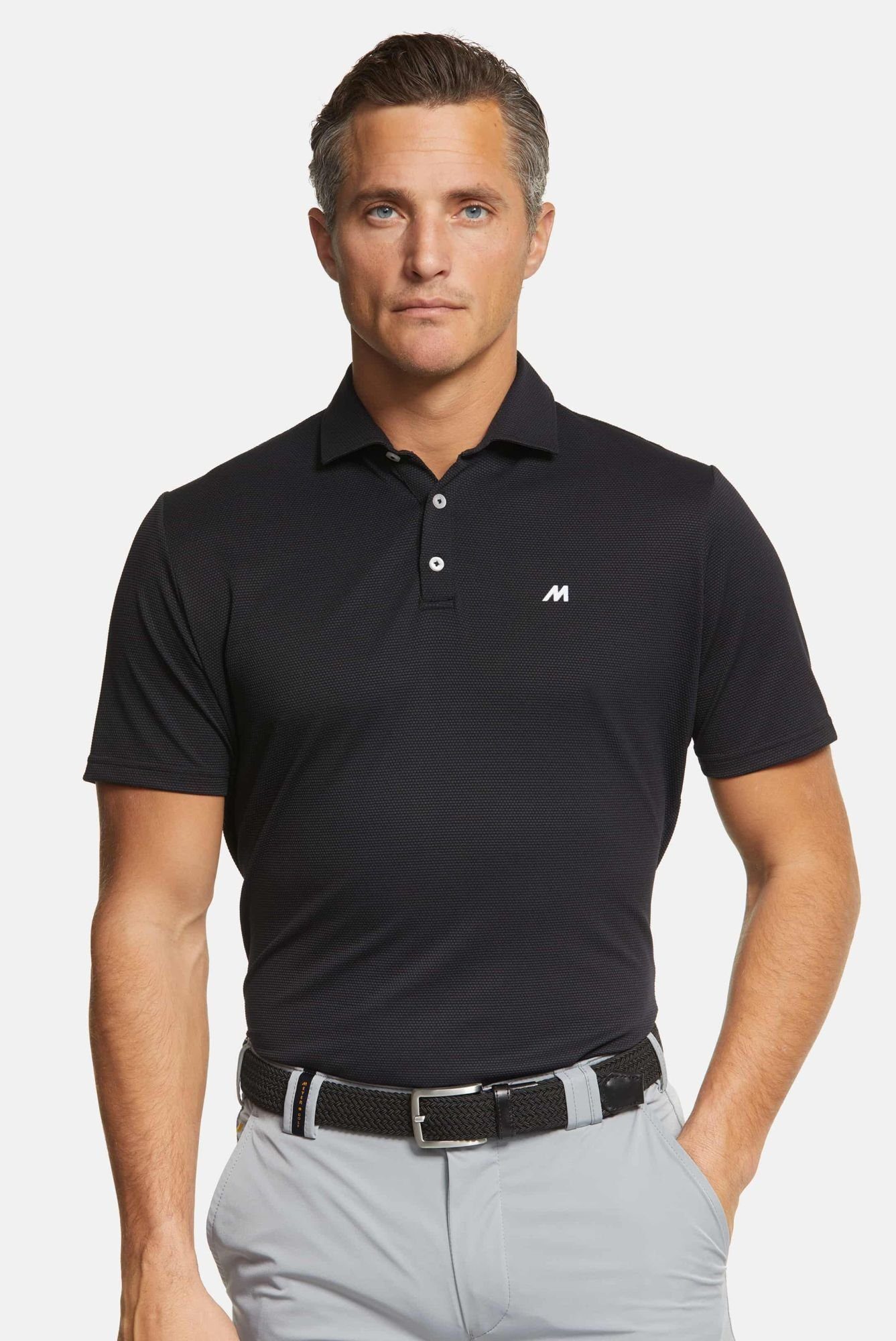 MEYER Poloshirt Rory High Performance black