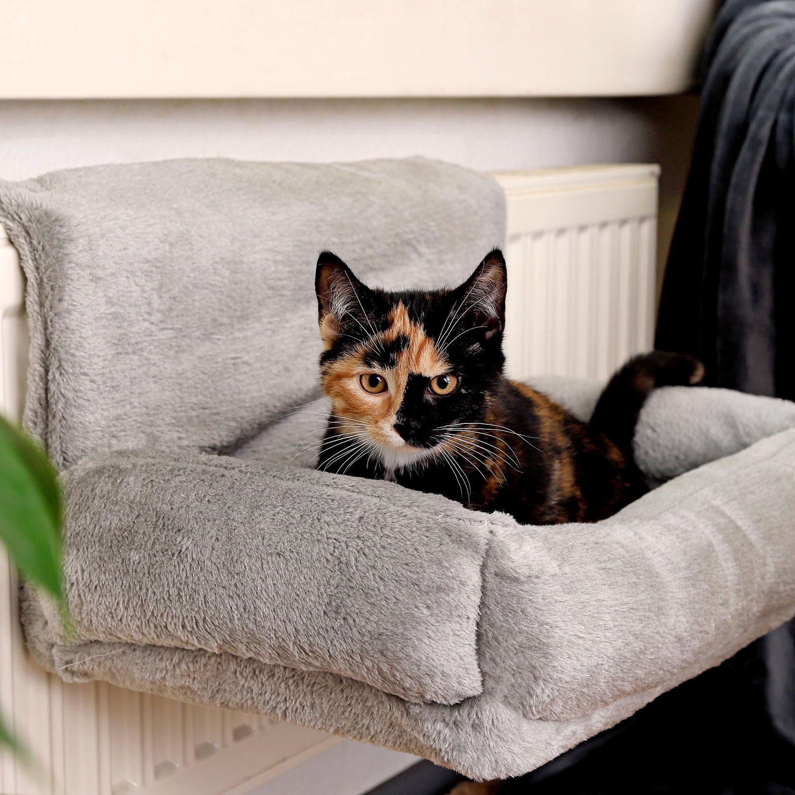 lionto Futternapf Katzenbett für Heizungen, Katzenheizungsliege, günstig online kaufen