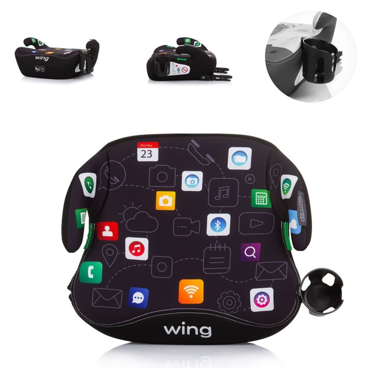 Chipolino Детские сиденьяrhöhung Kindersitz, Sitzerhöhung Wing, ab: 5, bis: 12, Kindersitz, Sitzerhöhung Wing