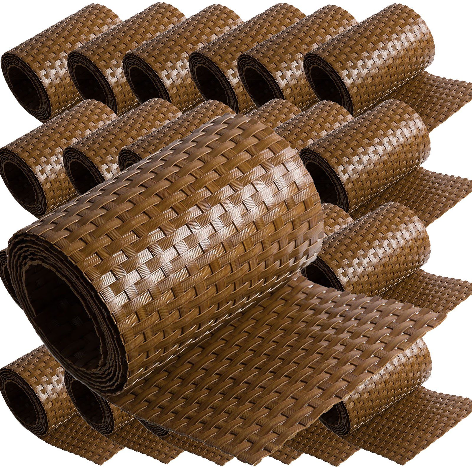 ECI Tools Sichtschutzstreifen 25 x Poly-Rattan günstig online kaufen