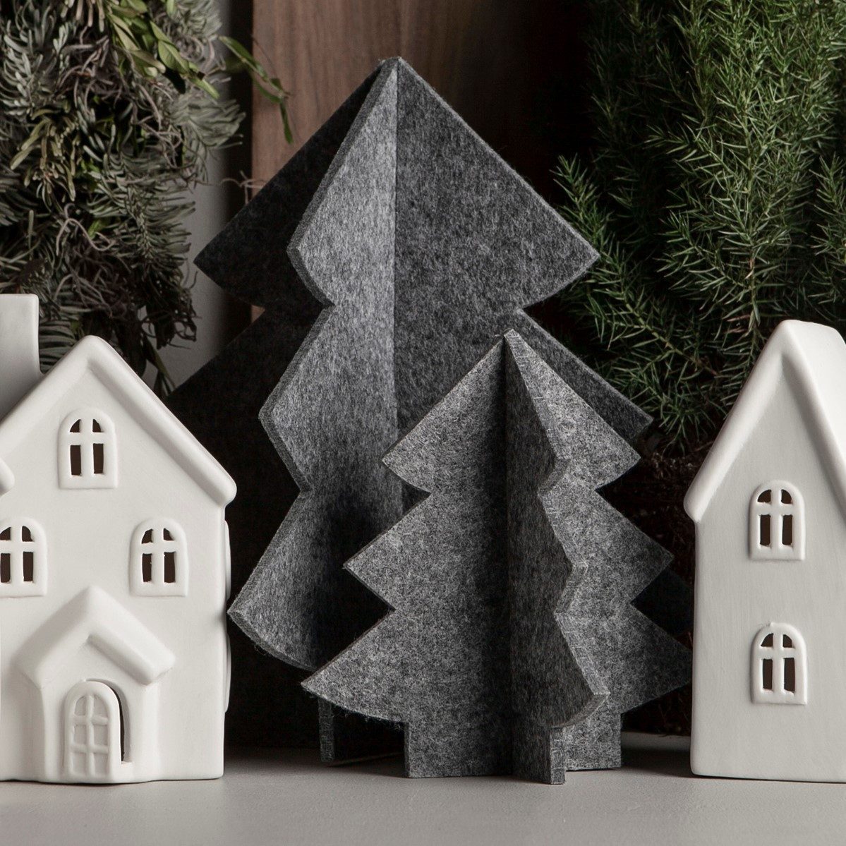 Storefactory Scandinavia Windlicht Dekorationshaus BYN Nr. 11 Keramik weiß, 12x8x16 cm