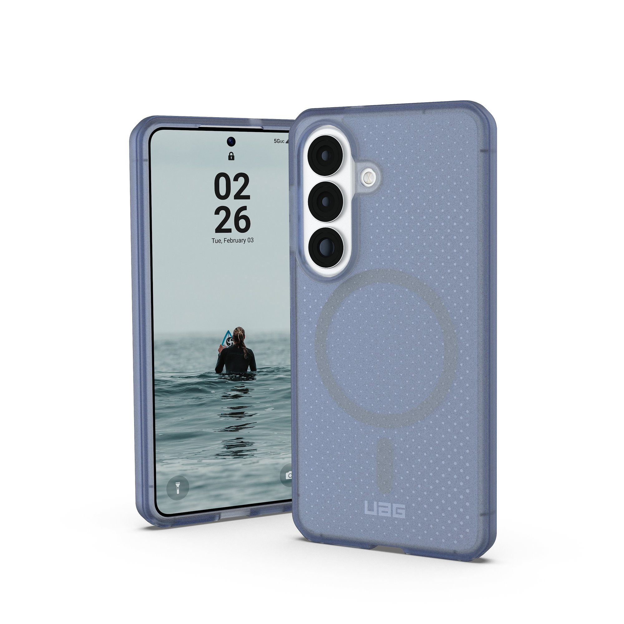 Urban Armor Gear Smartphone-Hülle Dot MagSafe Case - Samsung Galaxy S26 Hülle, (4,6 Meter Fallschutz, Wireless-Charging kompatibel)