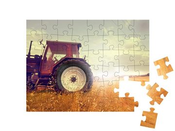puzzleYOU Puzzle Nachrichtenmoderator, 48 Puzzleteile, puzzleYOU-Kollektionen Landwirtschaft