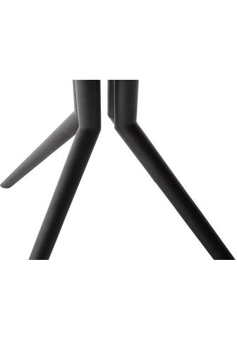 MCA furniture Valgomojo stalas RUBIKON Stalas 90-135 cm (Einzelstück) Keramik metalas Längsseitenauszug išskleidžiamas 13 mm