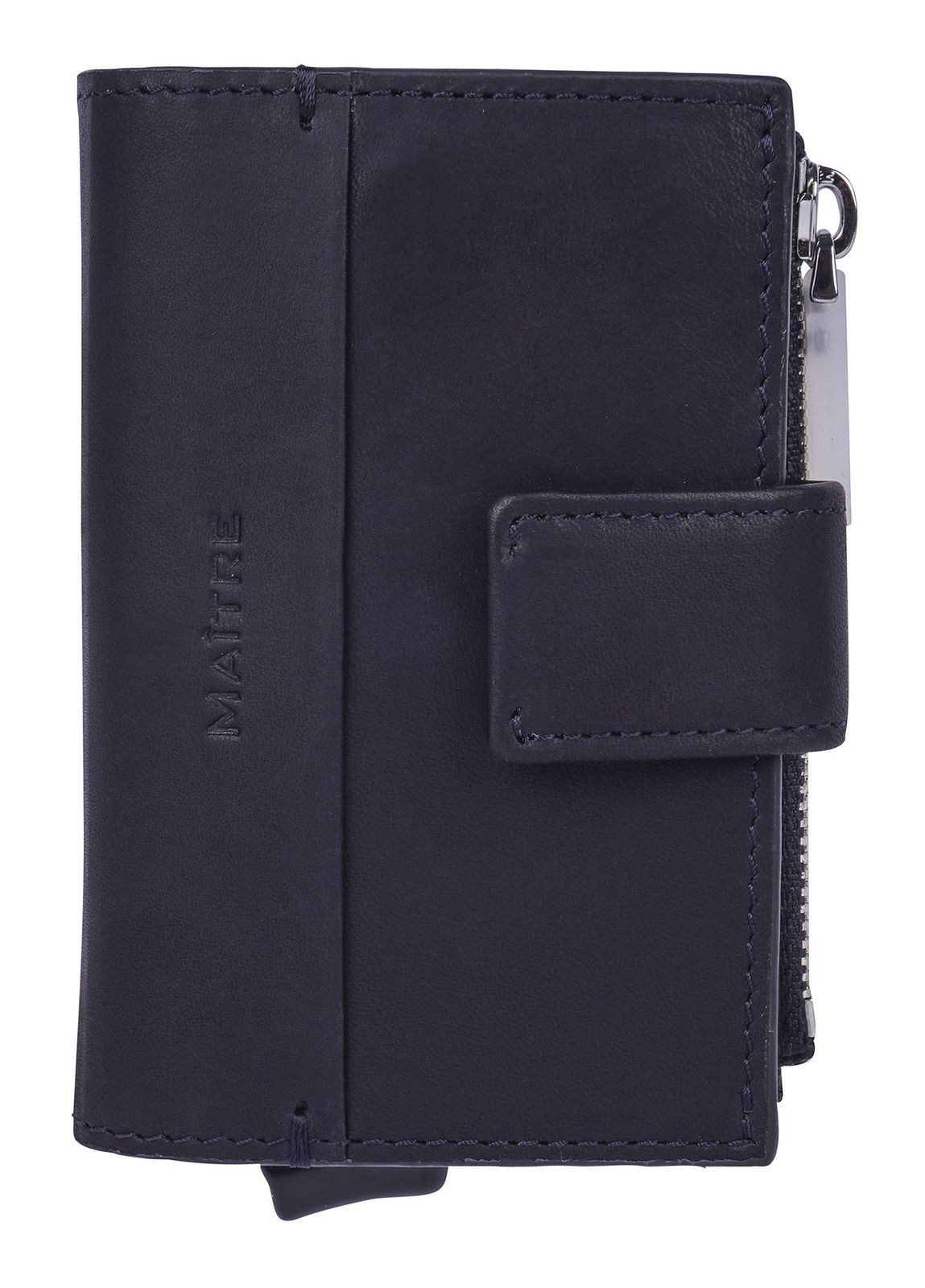 Maître Kartenetui C-Four E-Cage sv8, aus echtem Rindsleder mit RFID-Blocker Schutz