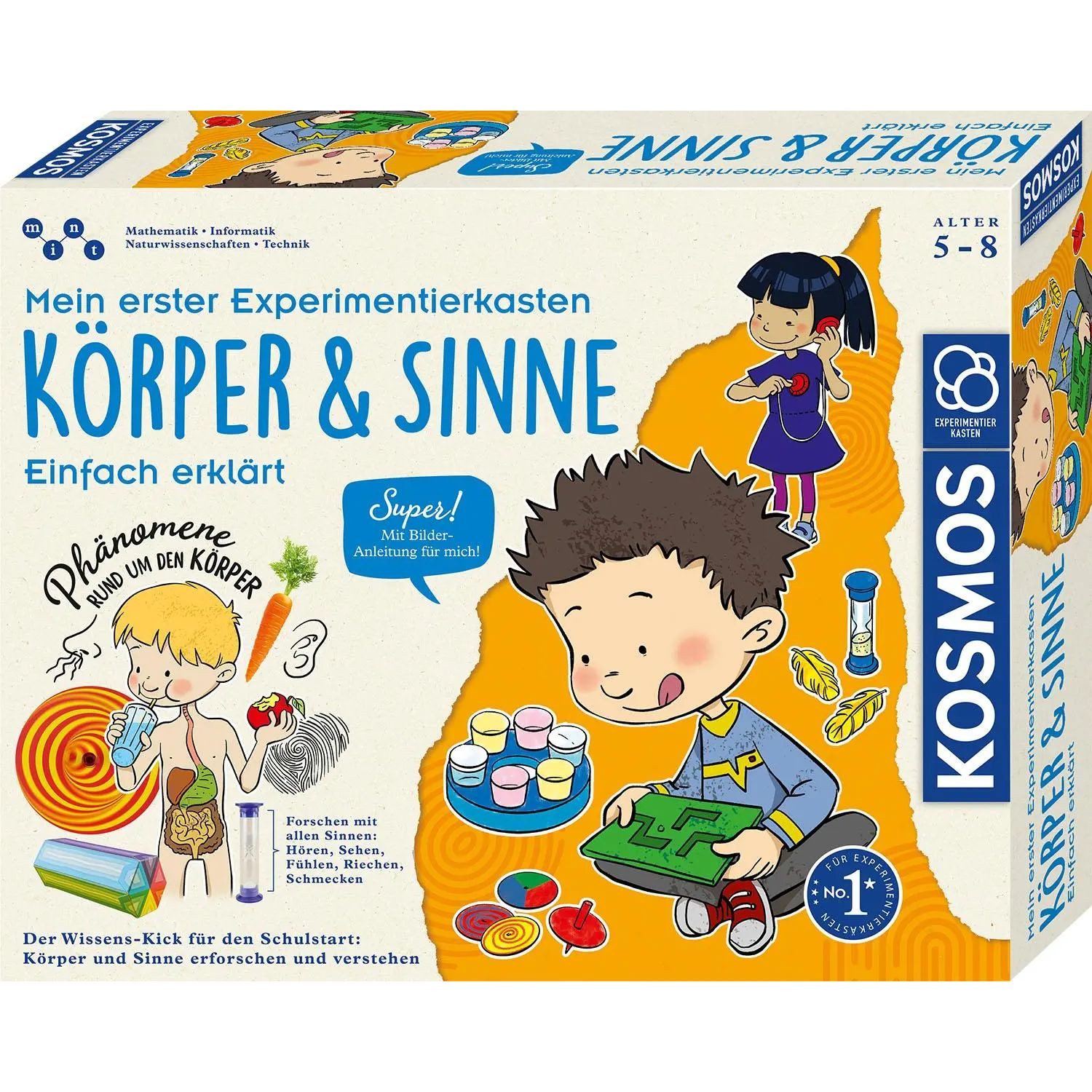 Kosmos Spiel Mein erster Experimentierkasten - Körper & Sinne