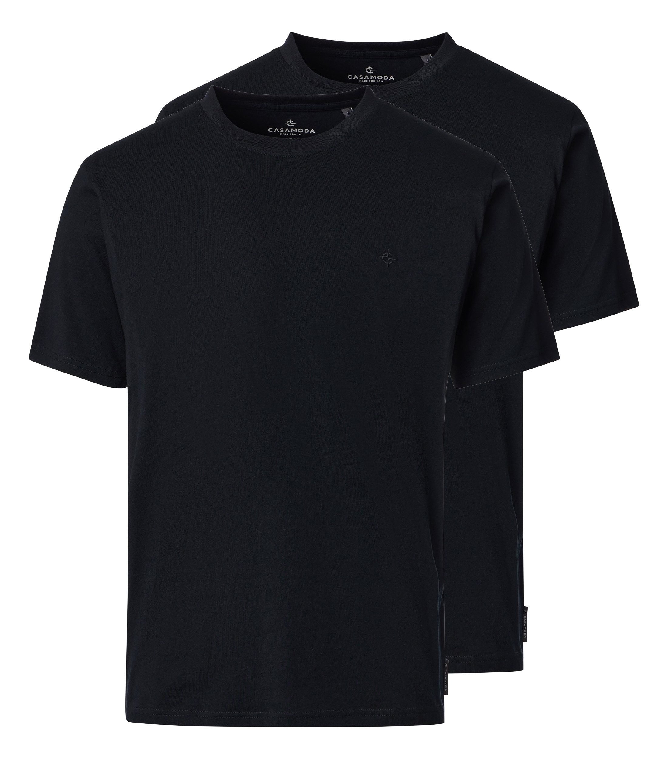 CASAMODA T-Shirt CASAMODA T-Shirt Doppelpack uni