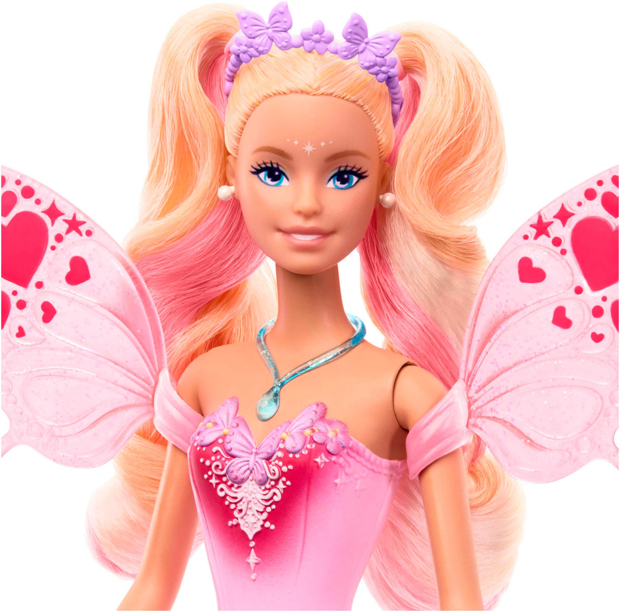 Barbie Anziehpuppe Barbie Fee mit Farbwechseleffekt