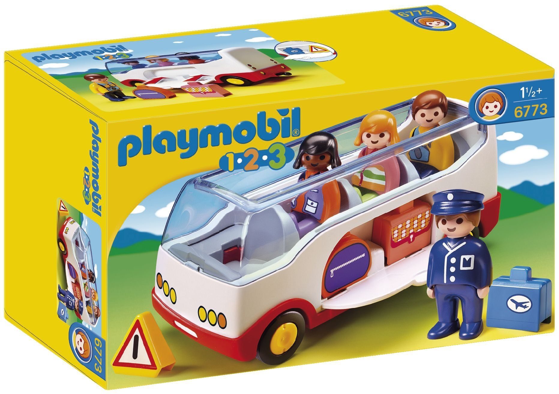 Playmobil Konstruktions-Spielset Made (6773), Reisebus Playmobil® in Europe 1-2-3,