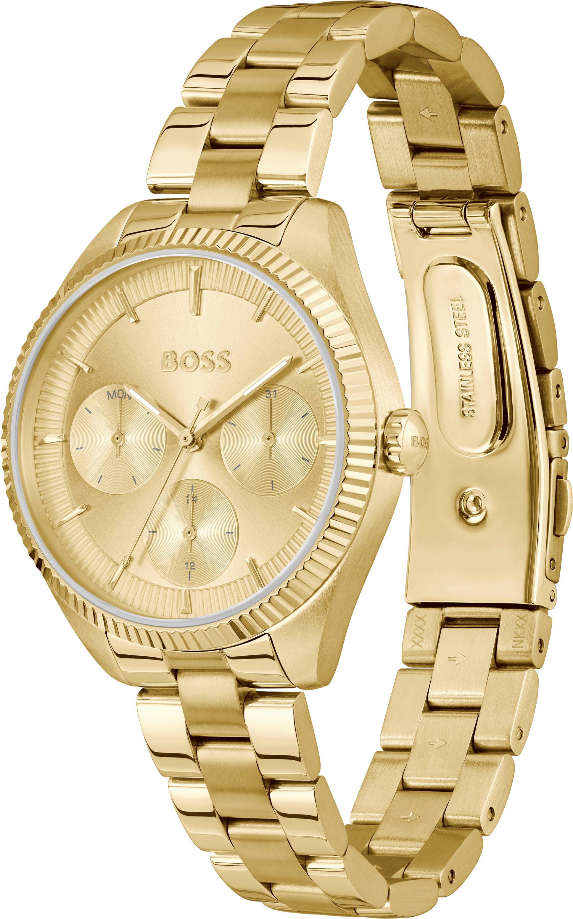 BOSS Multifunktionsuhr SAGE SPORT 1502803, Quarzuhr, Armbanduhr, Damenuhr, günstig online kaufen