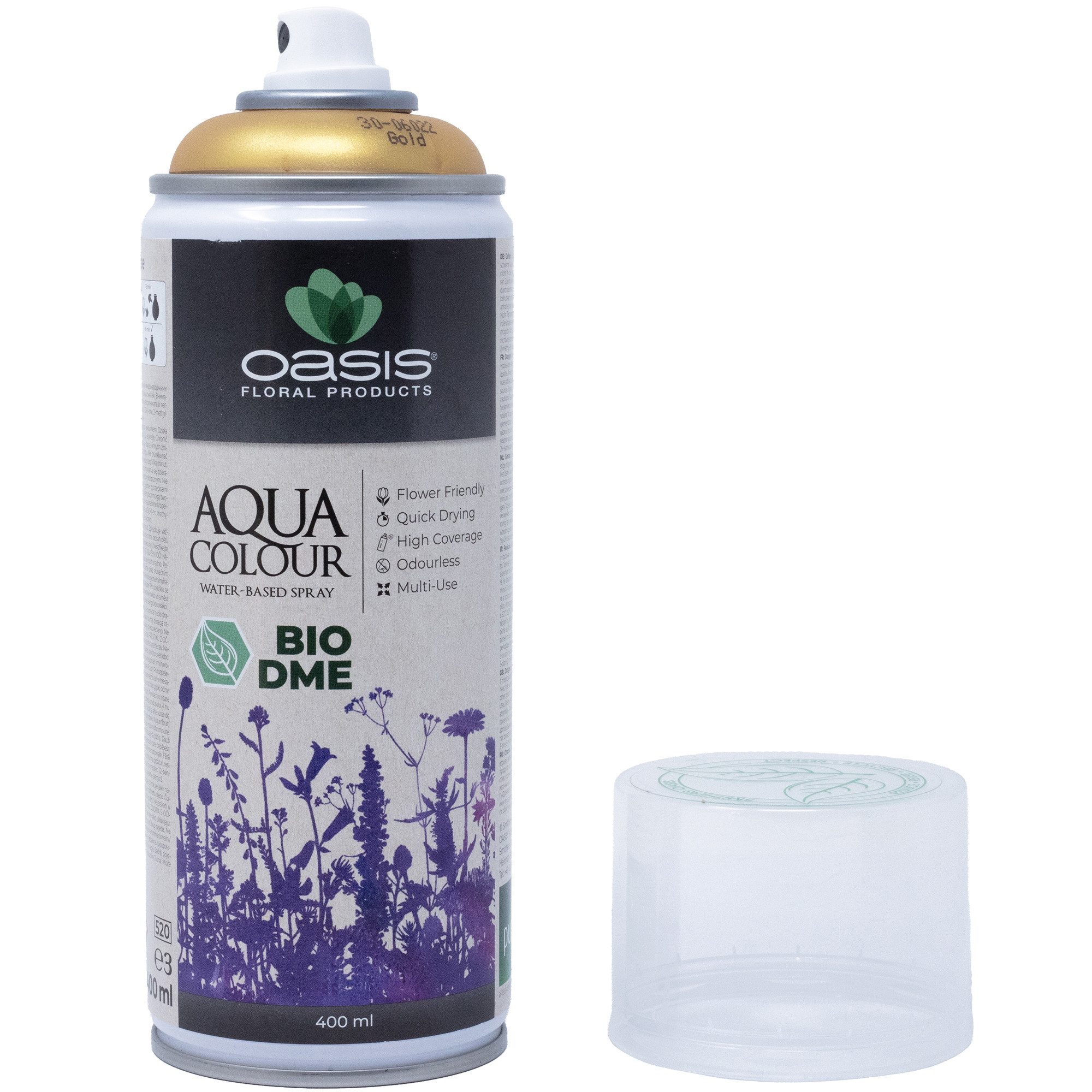 Oasis Marker Aqua Colour Spray Metallic Gold 400ml