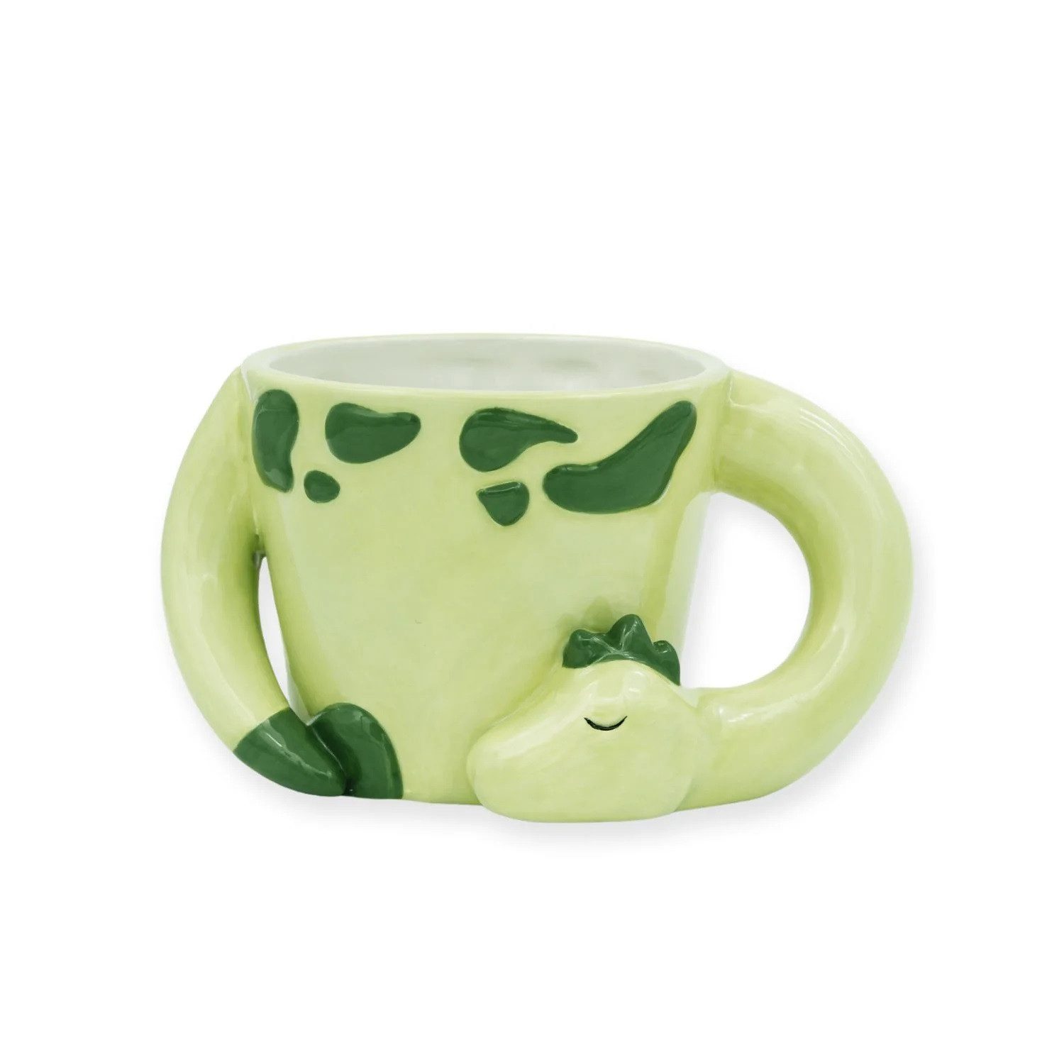 Winkee Tasse schlafender Dino Kaffebecher 18173, Keramik