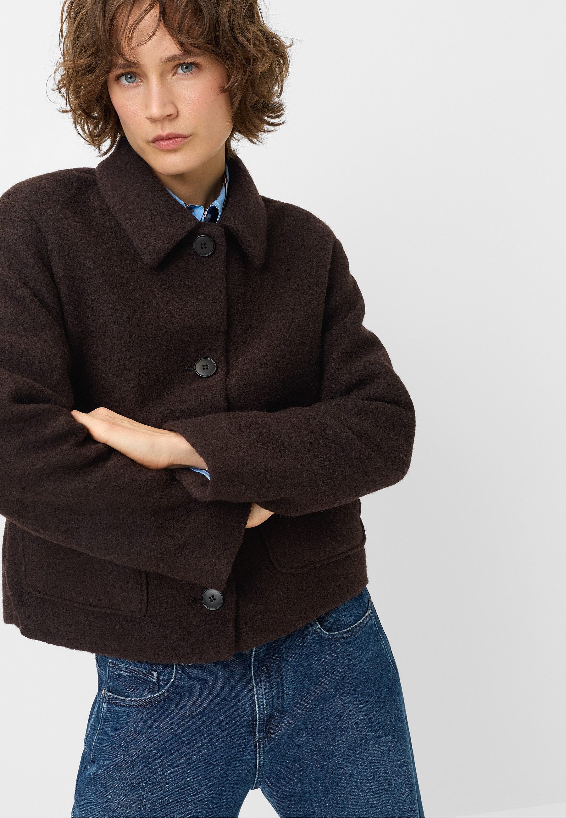 Fuchs Schmitt Wolljacke Wollmischung, Regular Fit