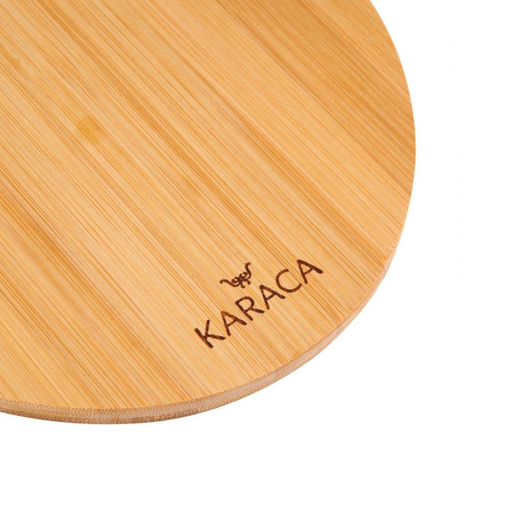 Karaca Tranchiermesser Karaca Damla Schneidebrett 2-teilig Brett mit Griff