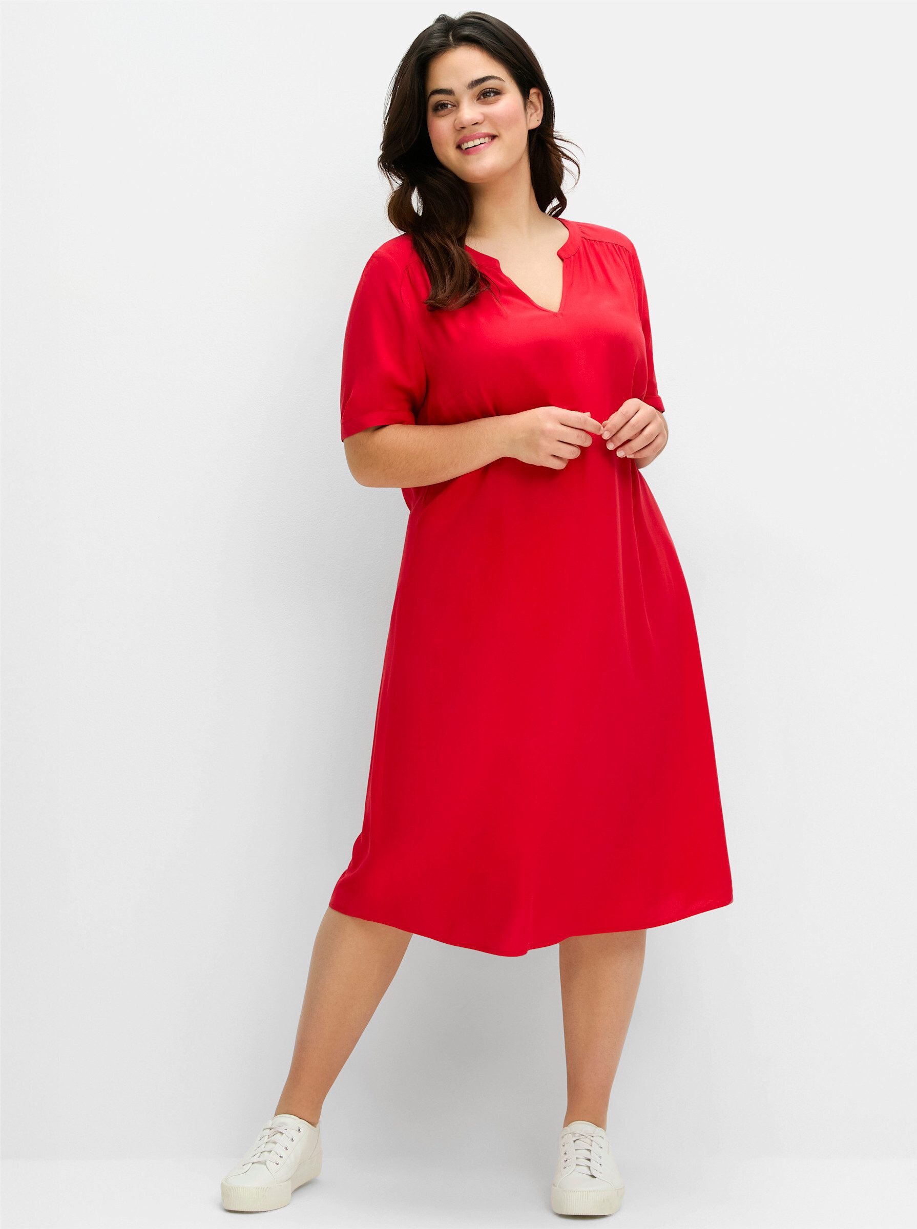 Sheego Etuikleid A-Linien-Kleid günstig online kaufen