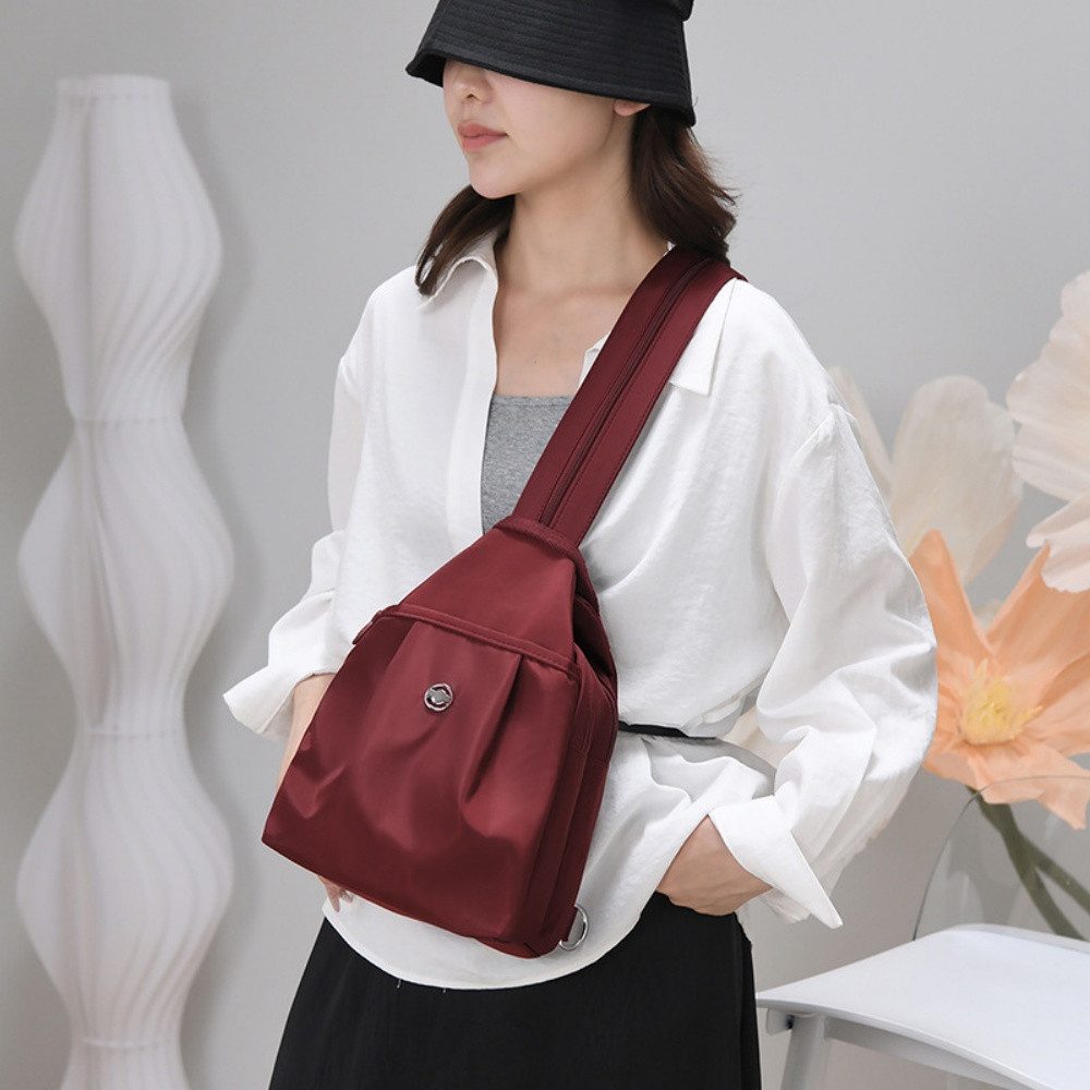 nsihing Schultertasche 2in1 Sling Chest Crossbody Bag, Wasserdicht Rucksack, Umhängetasche (Crossbody Bag Backpack für Männer und Frauen), die Outdoor-Sportarte – Bild 2 von 5