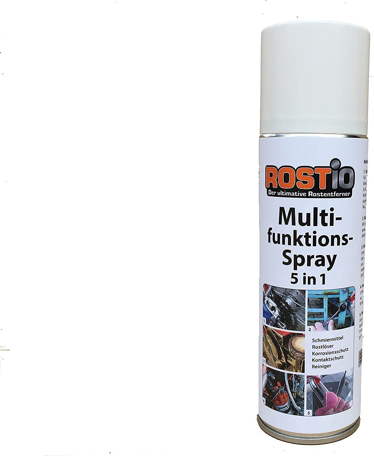 Rostio Multifunktionsspray 5 in Rostentferner 1 Mutifunktionsöl
