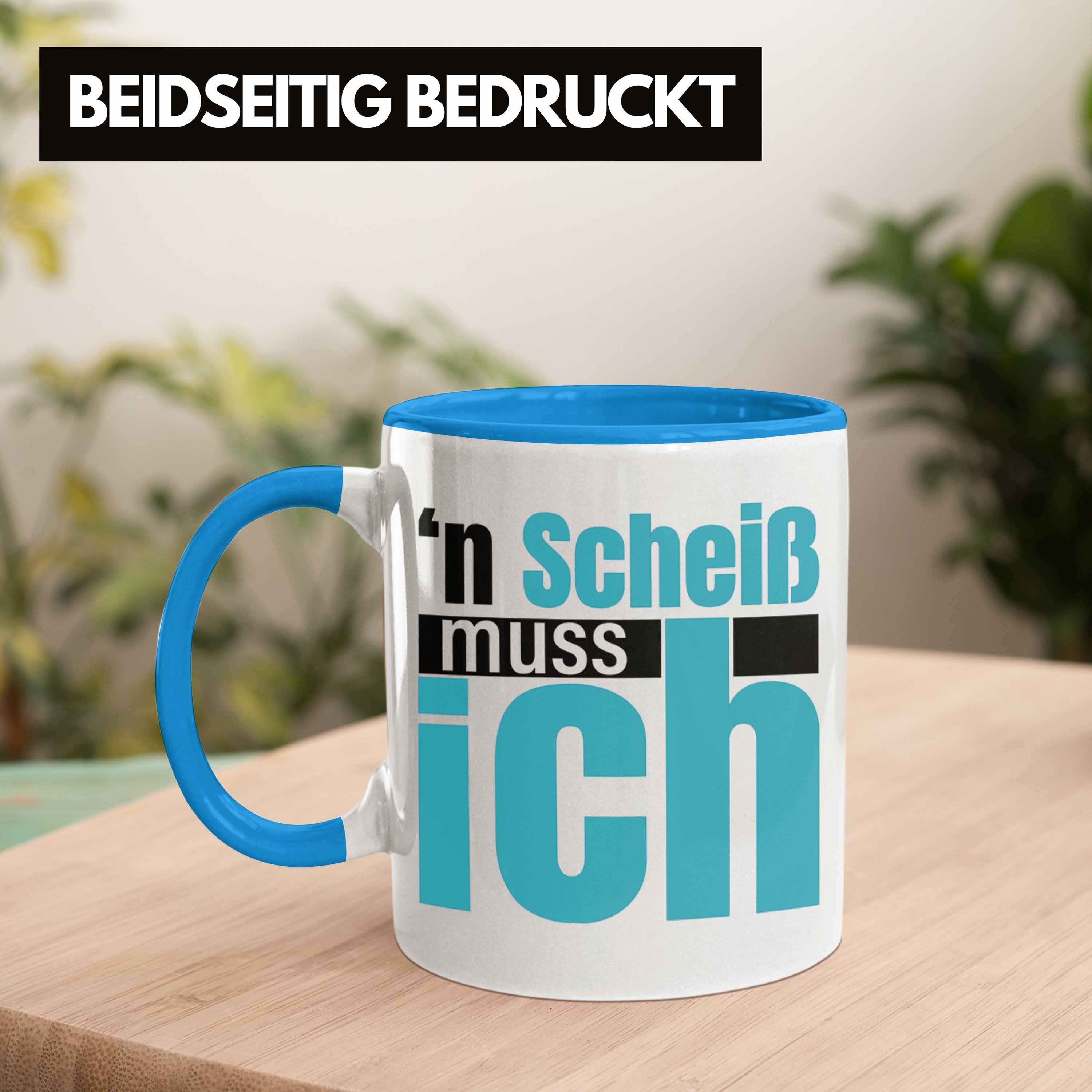 - Trendation Tasse Arbeit Kollege Rebell Blau für Trendation Geschenk Muss Ich Sprüche Tasse Büro Kollegin Beste Sch N