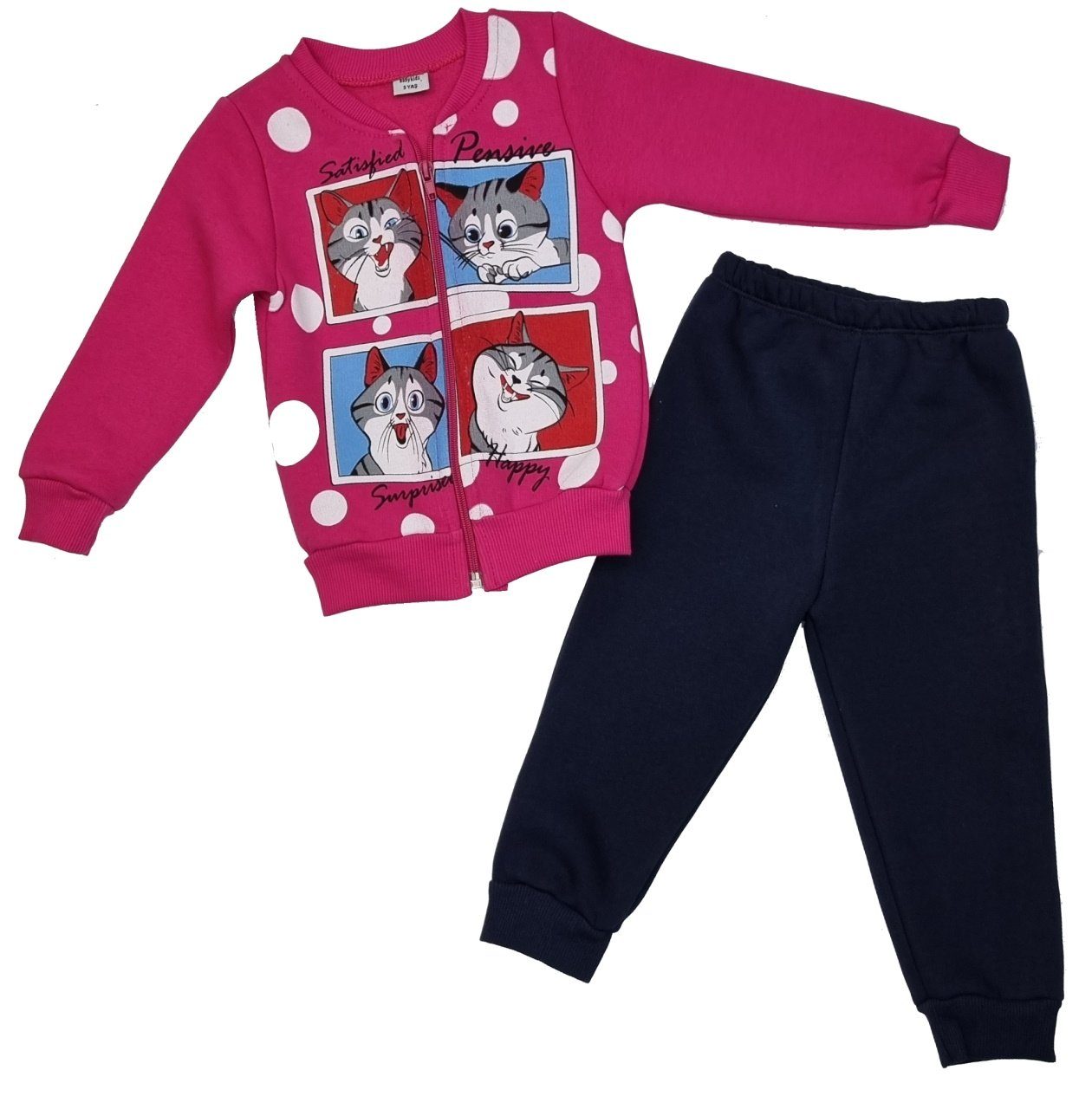 Grls Fashon Sweatanzug Sweatanzug Frezetanzug Joggnganzug Mädchen