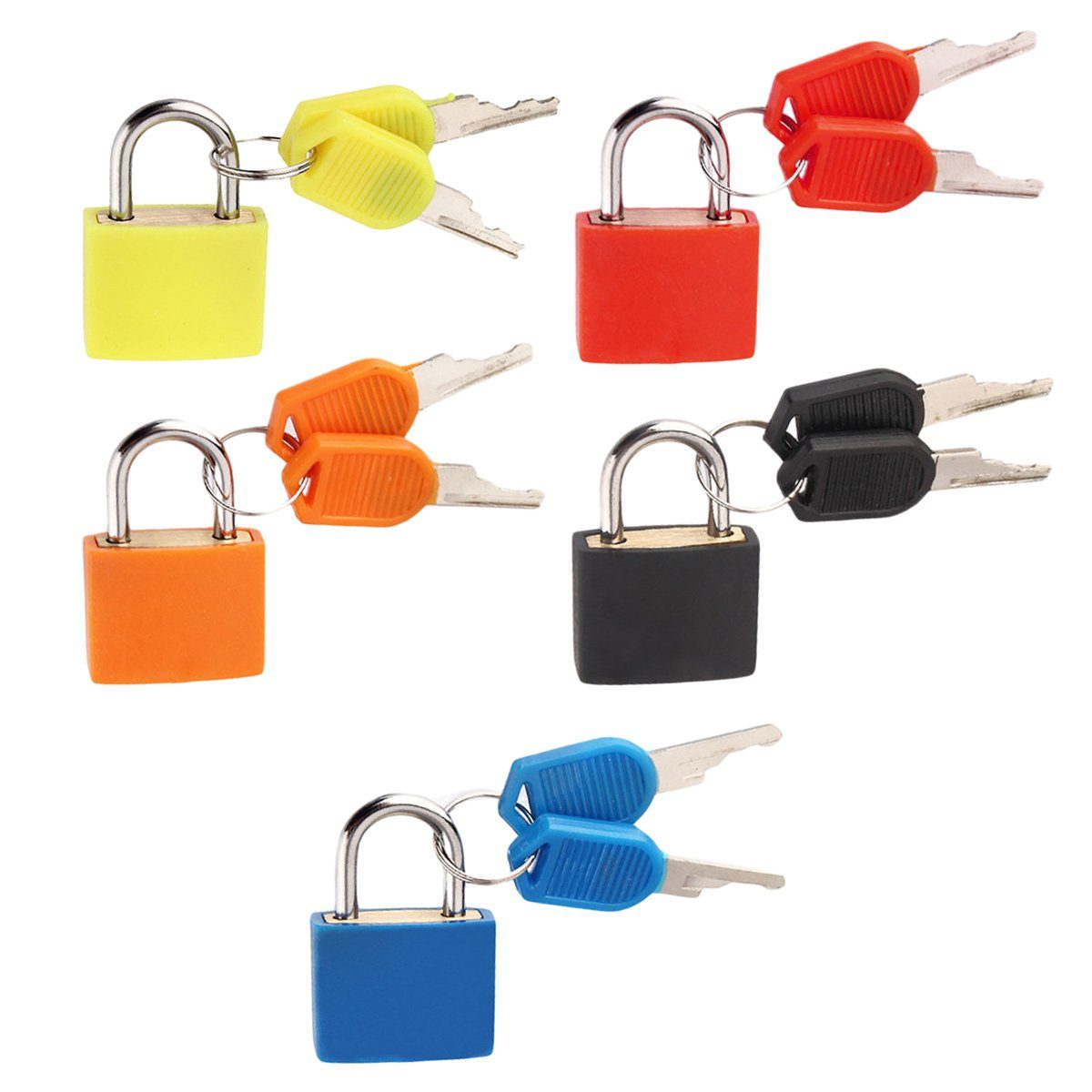 Schlüssel, Vorhängeschloss Kofferschloss Vorhängeschloss Multicolor1 Jormftte Sicherheitsschloss mit Mini