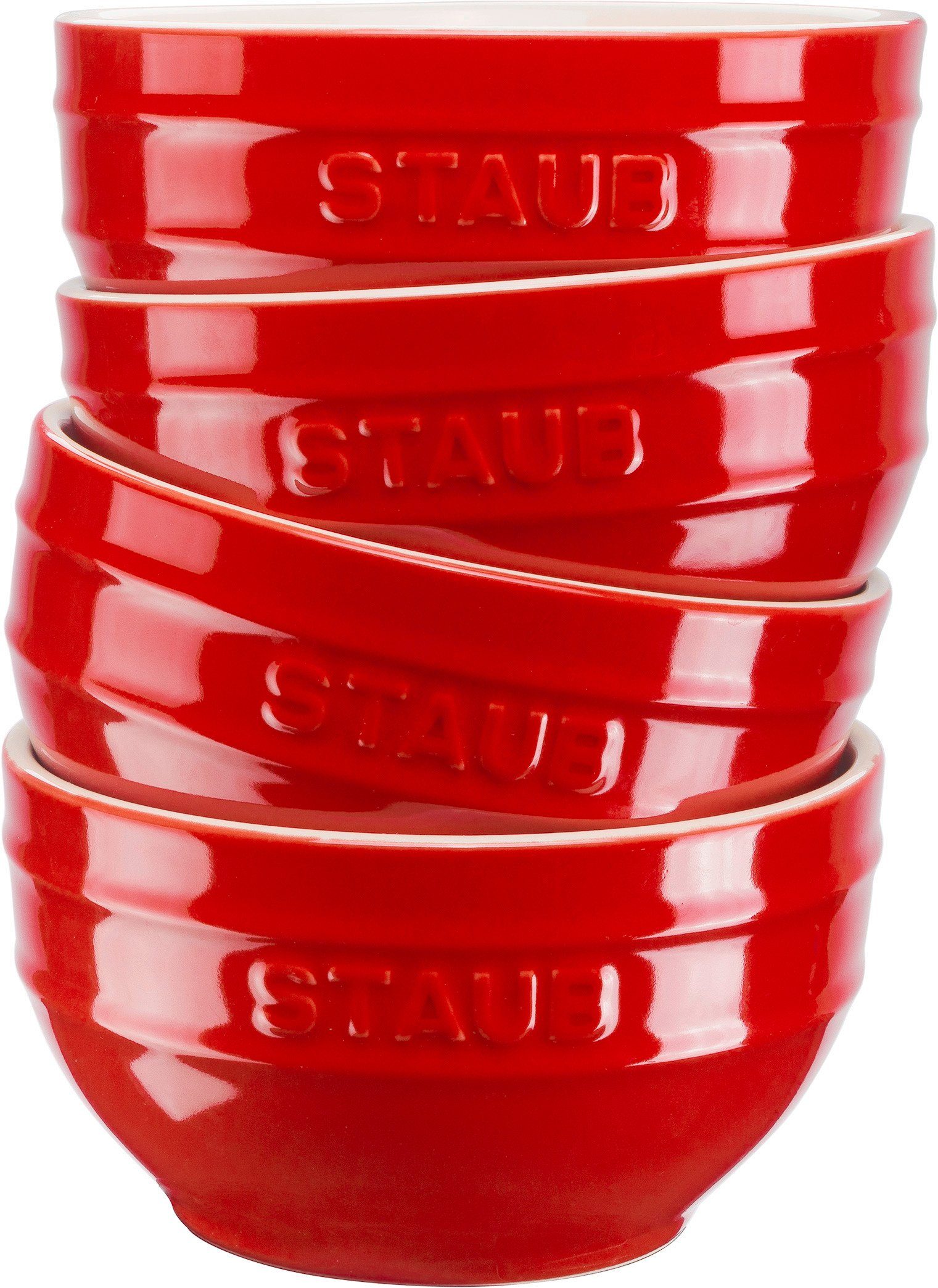 Schüsselset Staub Rot STAUB Müslischüssel Ceramique