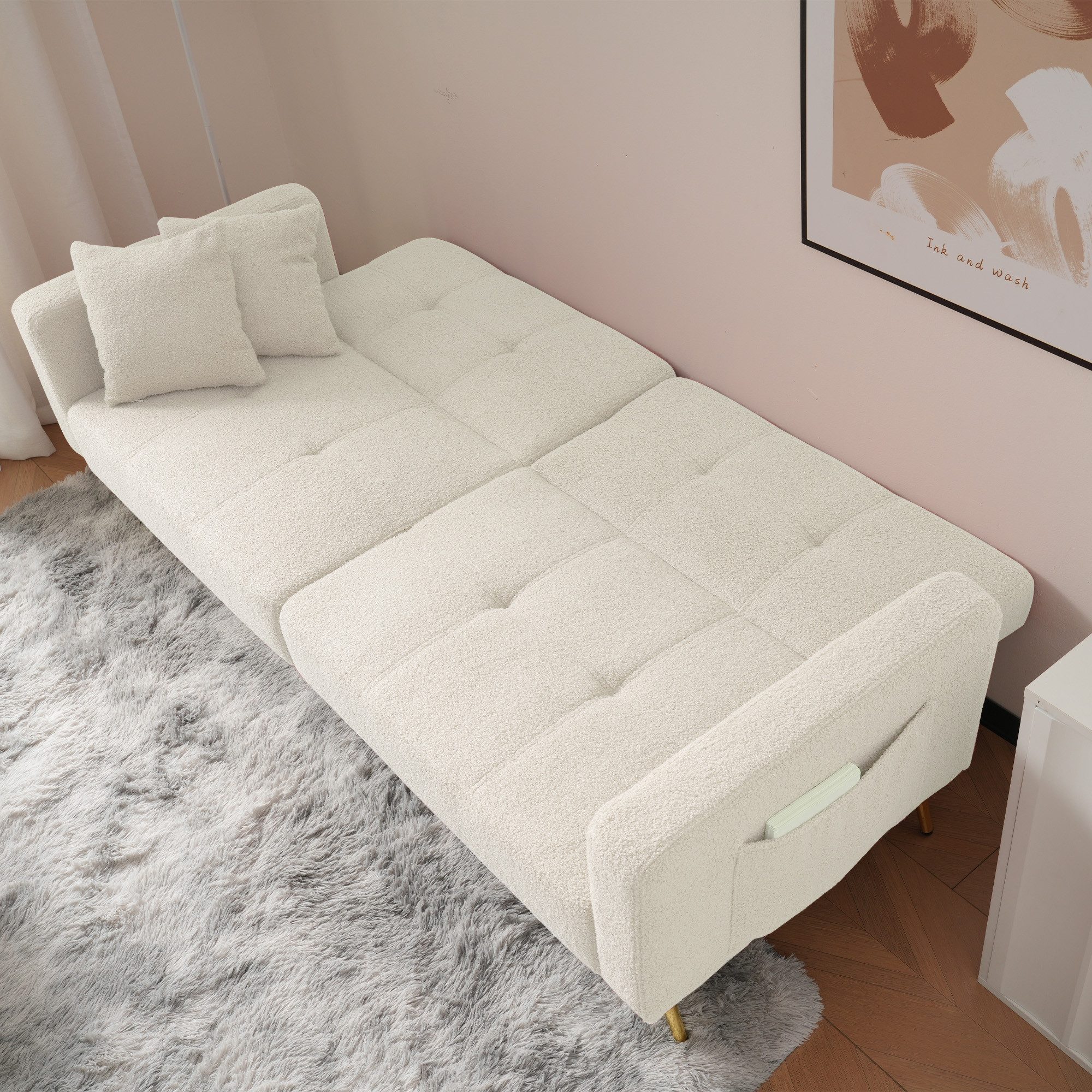 STILVORA Schlafsofa Zweisitzer Schlafsofa verstellbarem Winkel günstig online kaufen