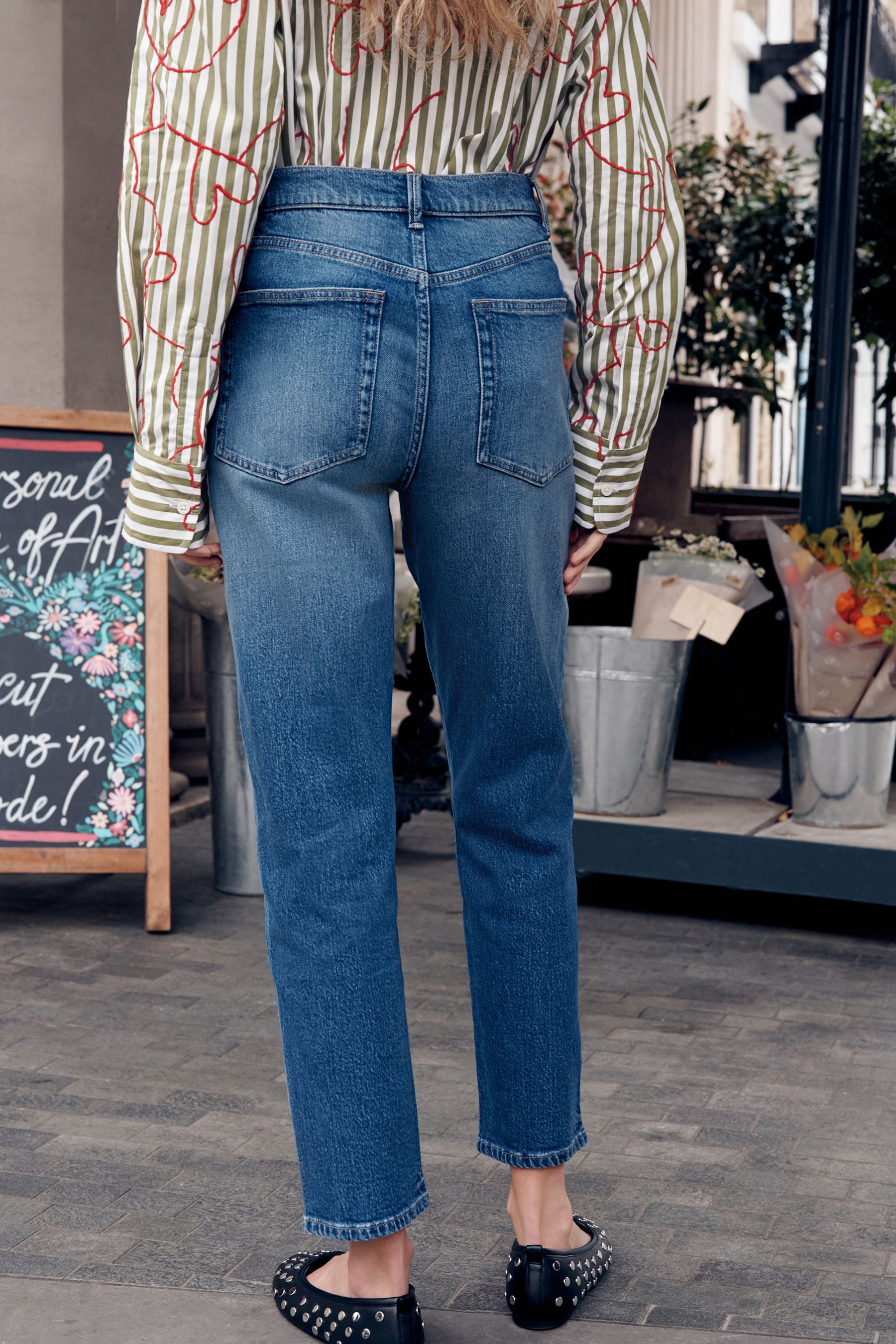 Next Straight-Jeans Stovepipe Jeans mit geradem Bein (1-tlg)