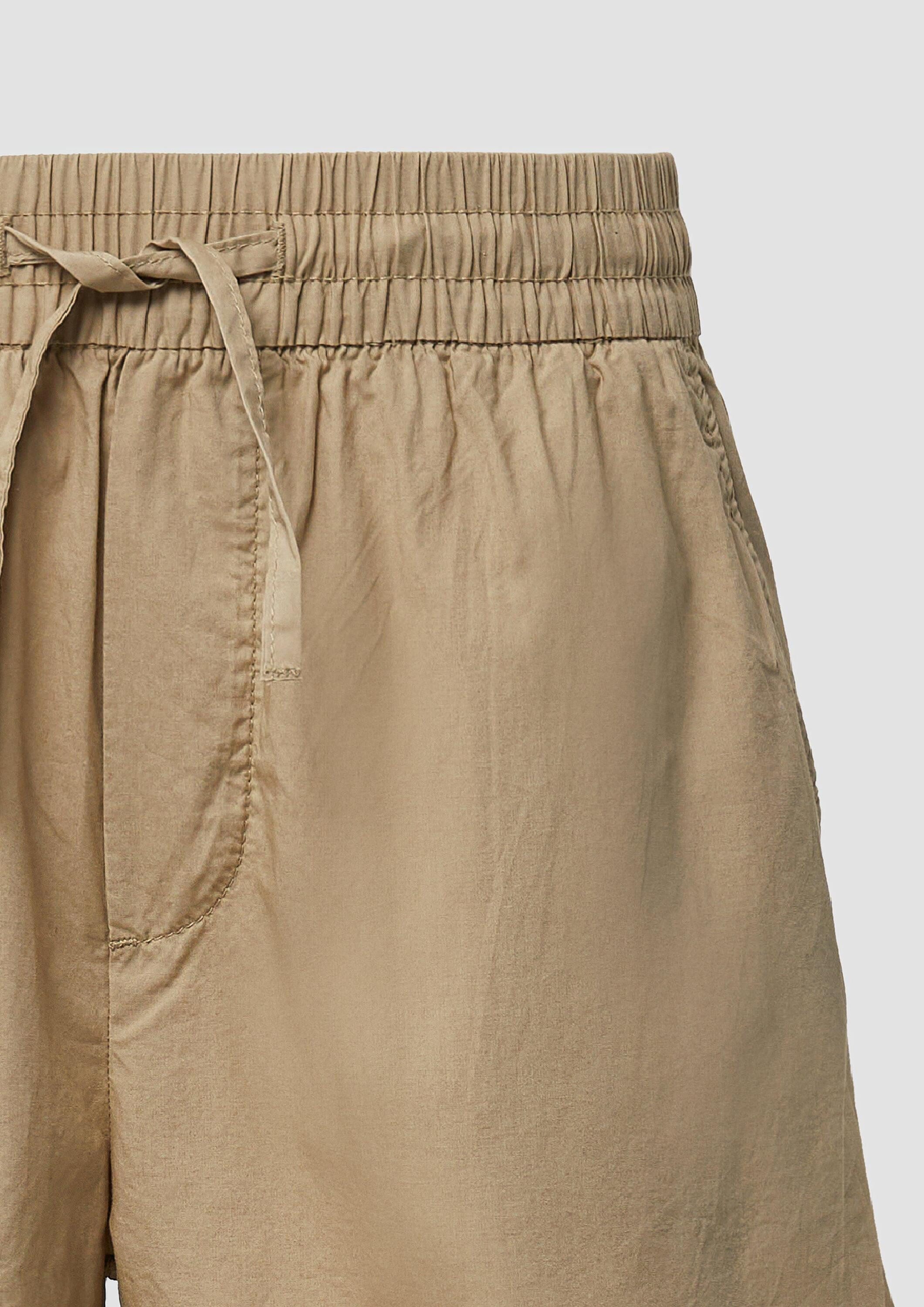 s.Oliver Shorts Hose Leichte Relaxed-Fit-Shorts aus Baumwollmix