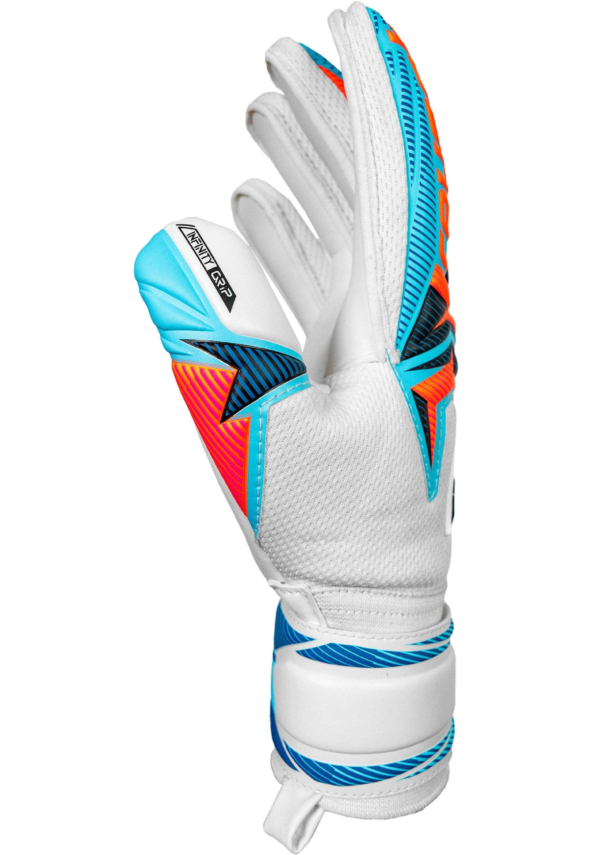 Reusch Torwarthandschuhe Attrakt Advance mit atmungsaktiven Mesh-Einsätzen