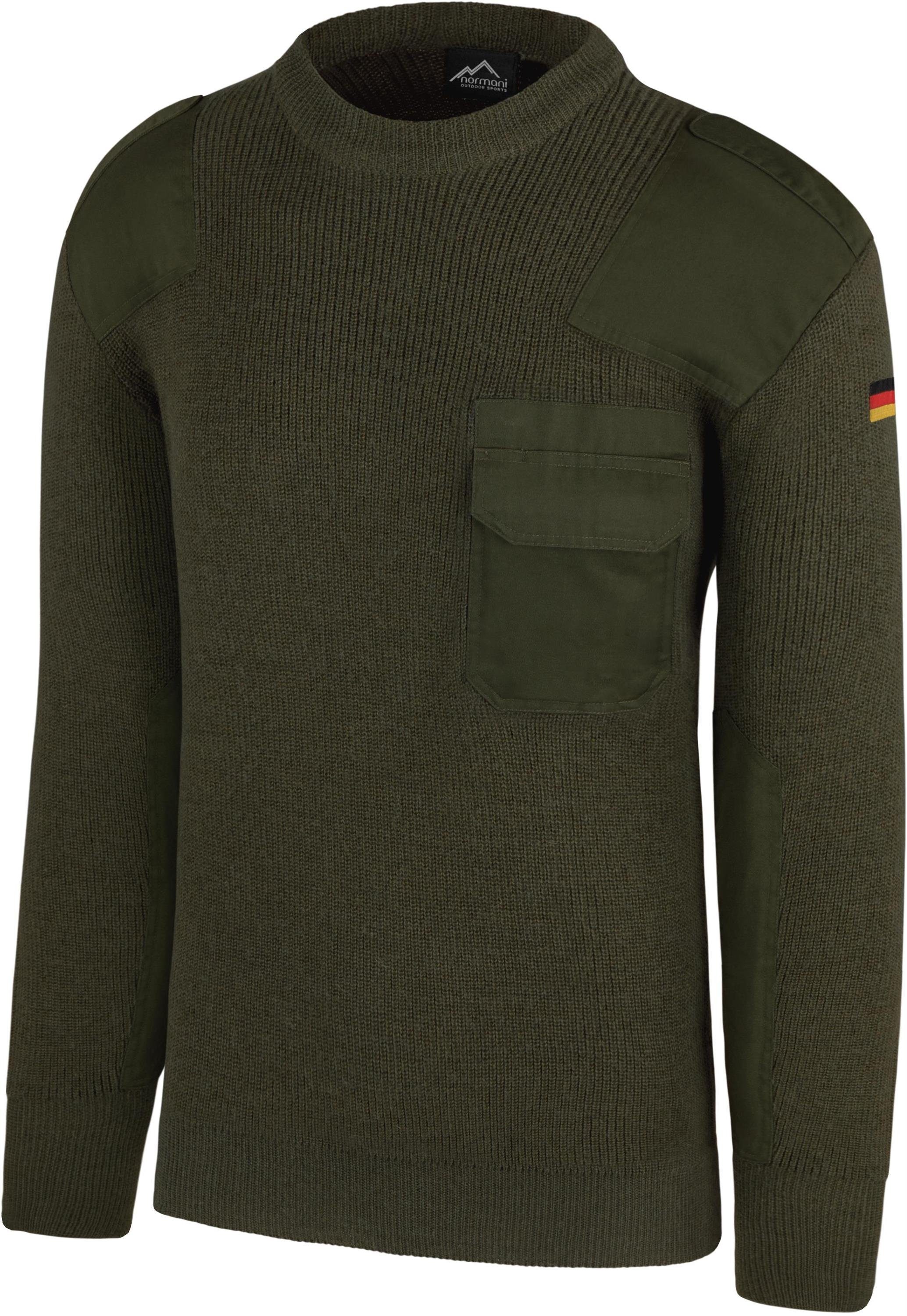 normani Strickpullover Herren BW-Pullover mit Schurwolle günstig online kaufen