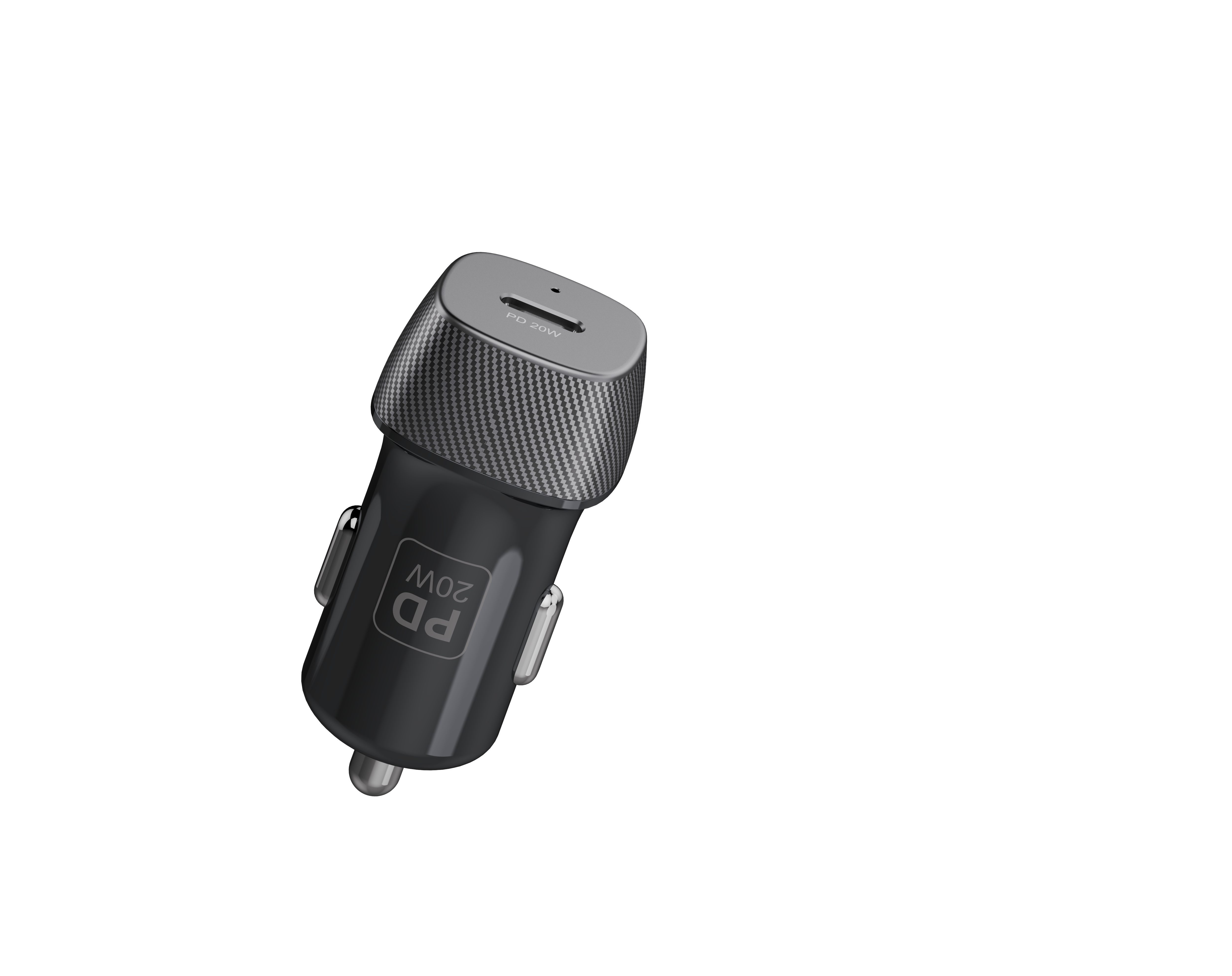 20W Quick Auto Ladegerät Schnell-Adapter PD Port Typ-C KFZ Adapter Smartphone-Ladegerät