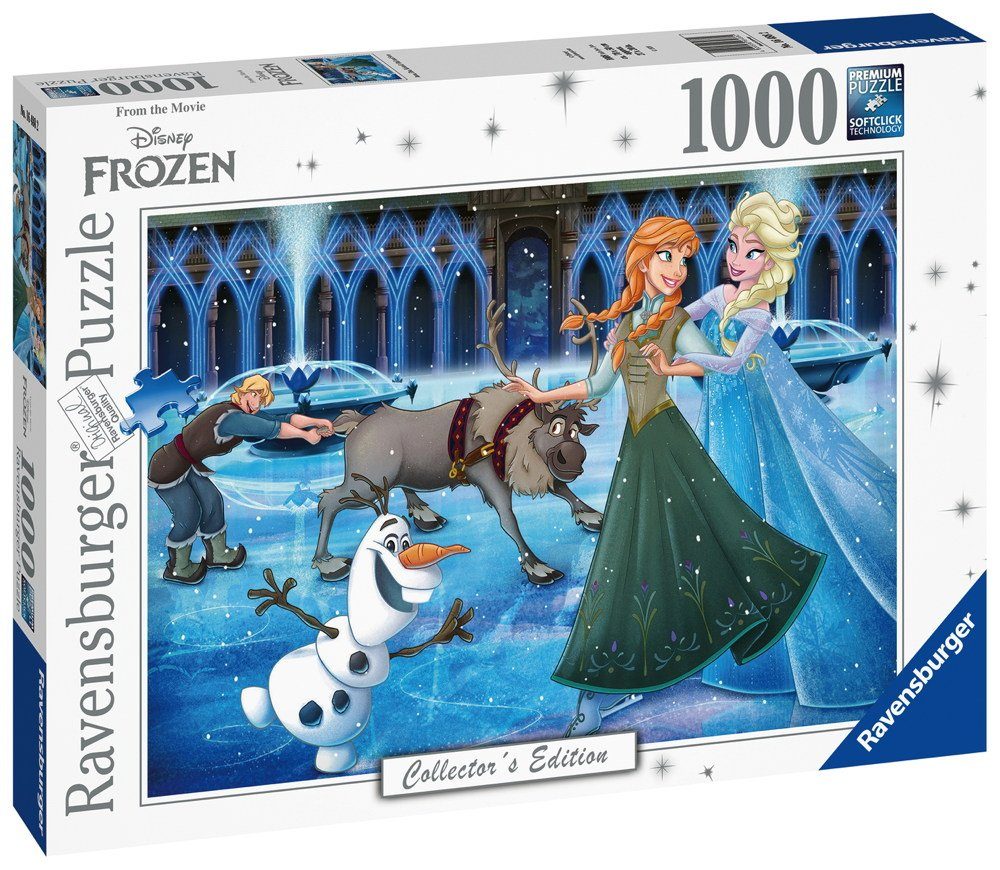 Ravensburger Puzzle 1000 Teile Disney Collector's Edition Frozen Die Eiskönigin 16488, 1000 Puzzleteile
