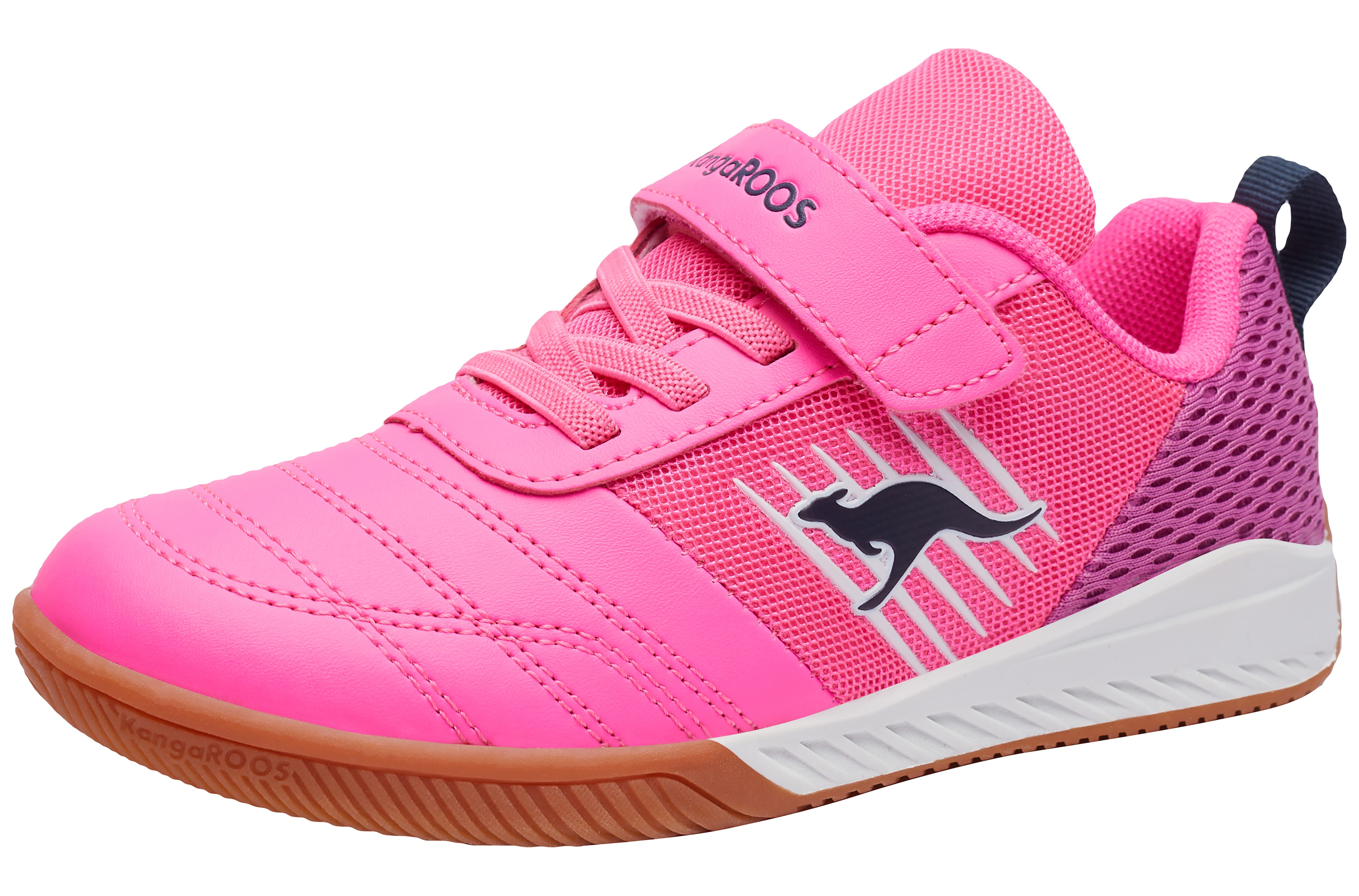 KangaROOS K5-SUPER COURT EV Hallenschuh Indoor Sportschuhe für Kinder und Jugendliche, mit Klettverschluss