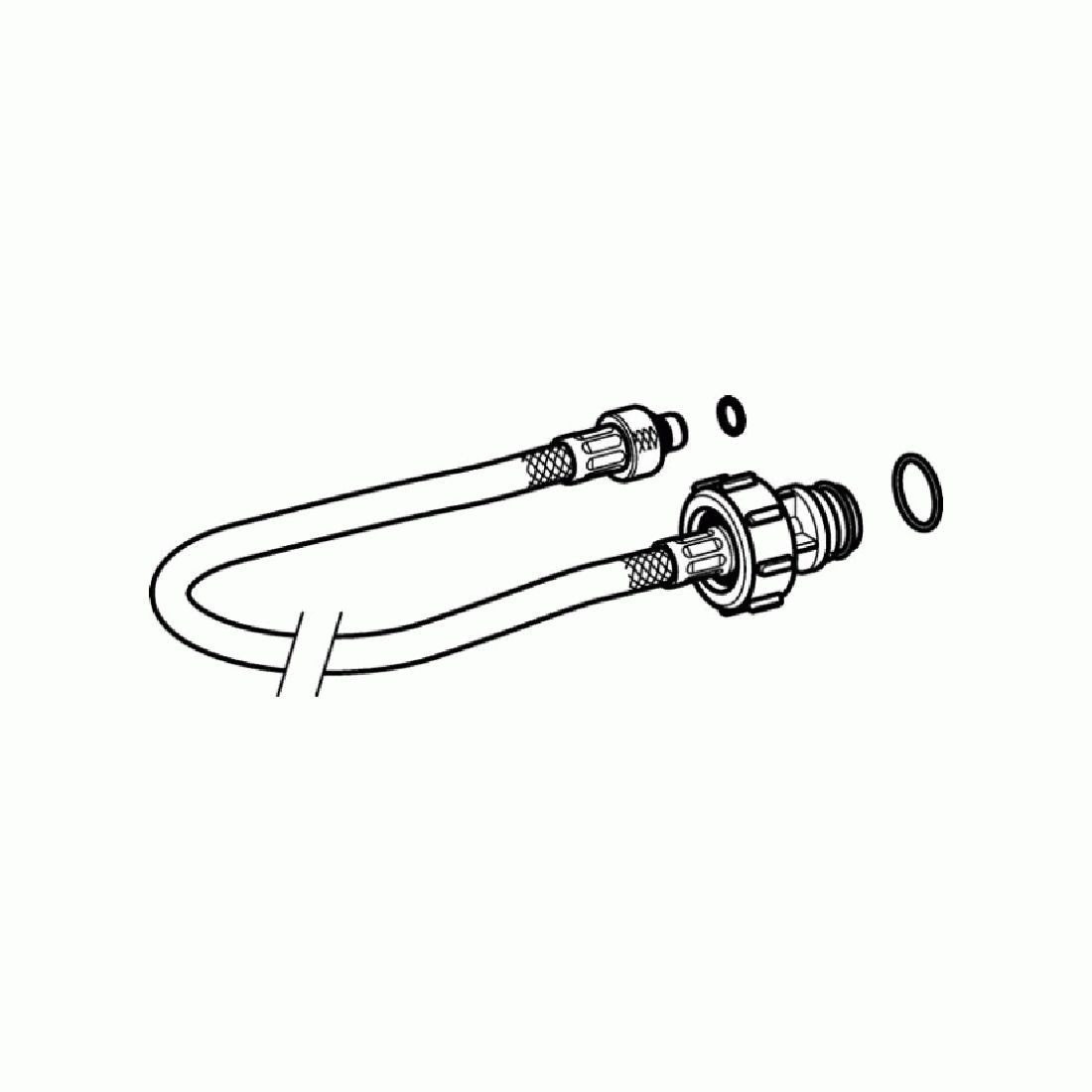 GEBERIT Unterputz-Spülkasten 240.921.00.1 Panzerschlauch zu Unifill-Füllventil (UP130/UP300/UP320)