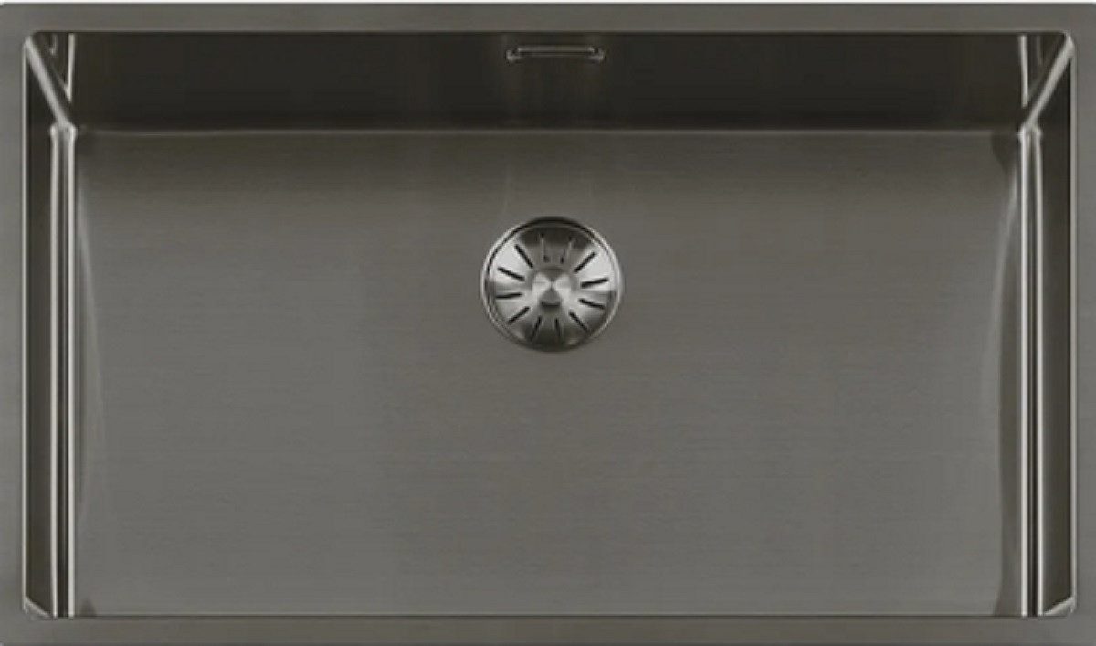 togo Küchenspüle 74SP-GunMetal, rechteckig, 78/44 cm, GunMetal Edelstahl Spüle