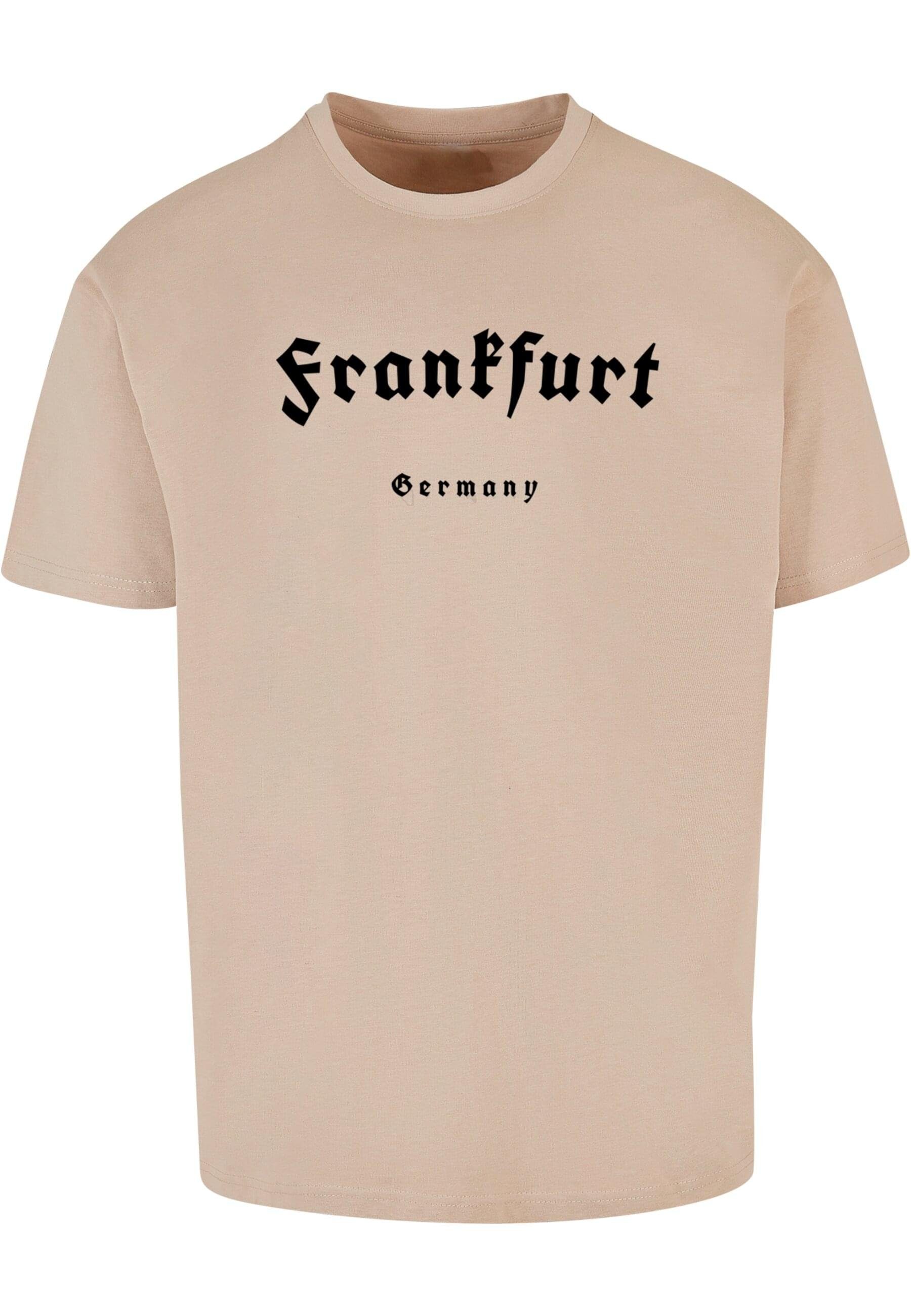 wet T-Shirt sand Herren (1-tlg) Oversize Merchcode Heavy Frankfurt Tee-BY102