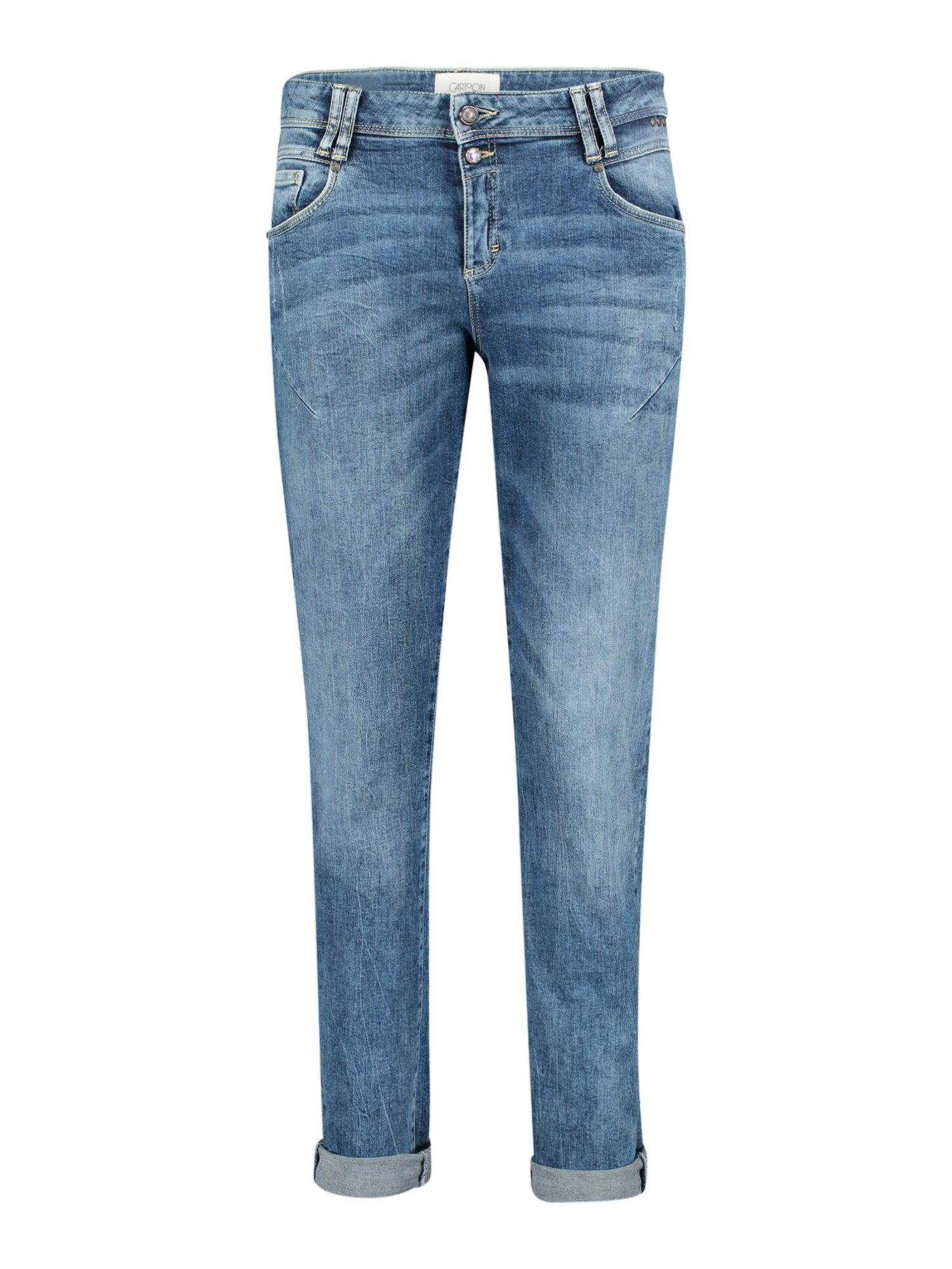 Cartoon 5-Pocket-Jeans blau,Casual,Baumwolle,Unifarben,Modern Fit,Mittel