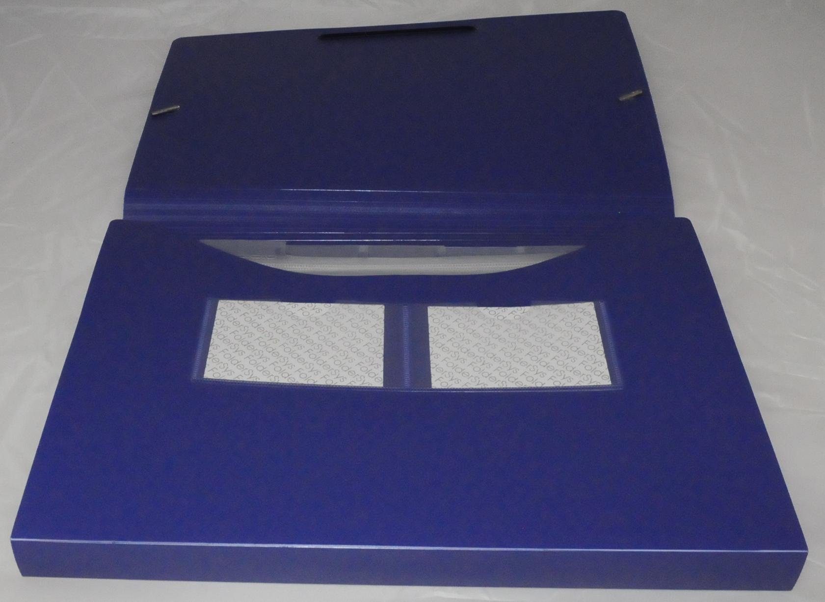 Fächermappe FolderSys 70004 Fächermappe 5 Fächer - blau