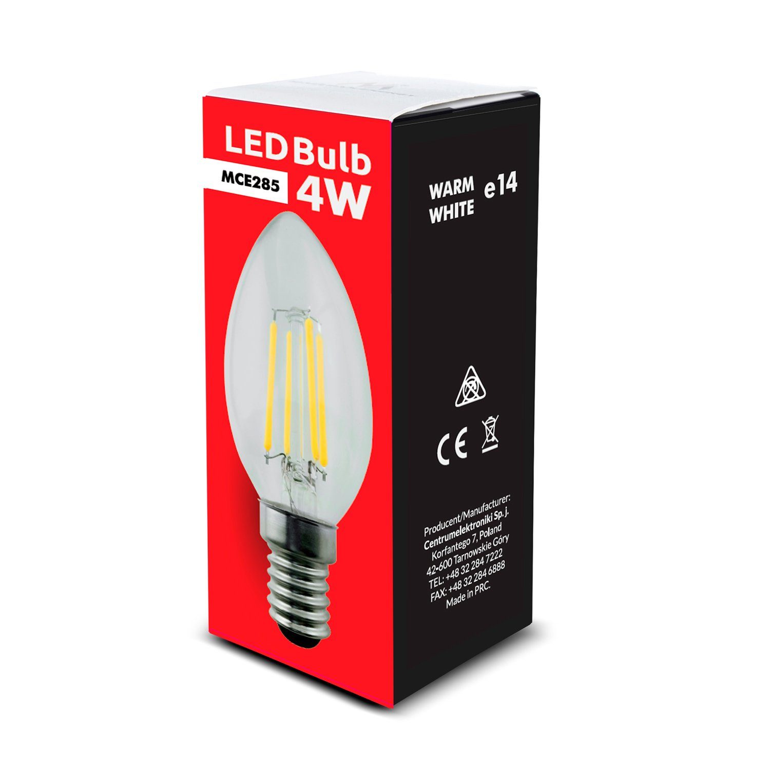 Maclean LED-Leuchtmittel, E14, 1 St., Warmweiß, 4W [40W] 470 Lumen oder 6W günstig online kaufen