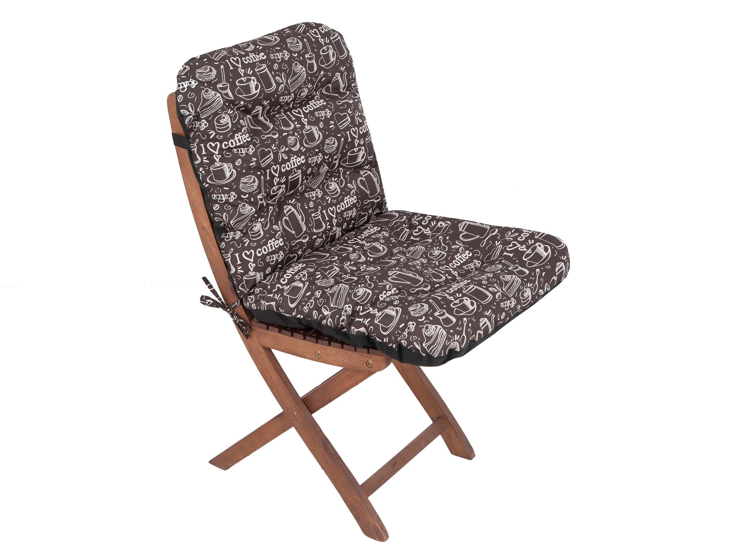 Bjird Stuhlkissen Gartenstuhlauflage Sitzkissen 96x48x7 cm, günstig online kaufen