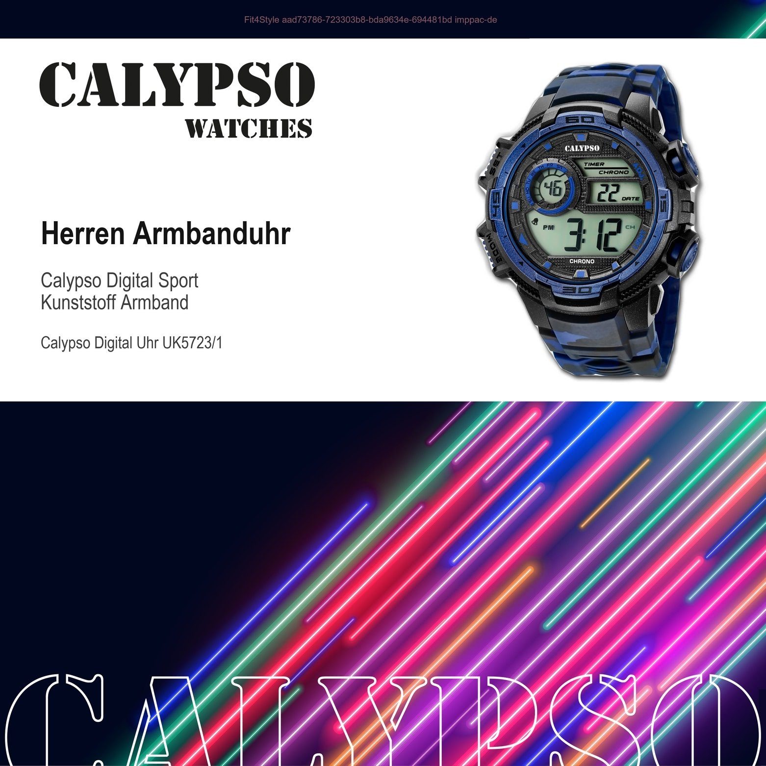 CALYPSO X-Trem, WATCHES K5723/1 Chronograph