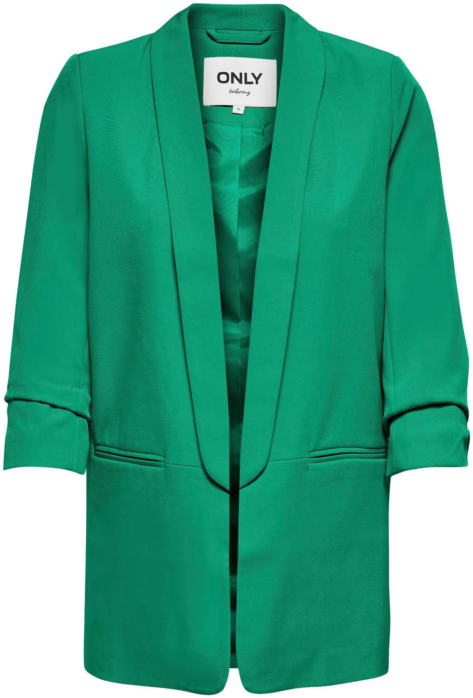 ONLY Kurzblazer 3/4 NOOS Ärmel Simply BLAZER TLR ONLELLY LIFE 3/4 Green mit