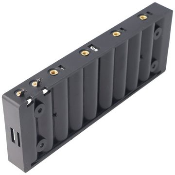 AccuCell AccuCell Batteriehalter für 10 Mignon AA LR6 Nebeneinander Batterie, Batterie