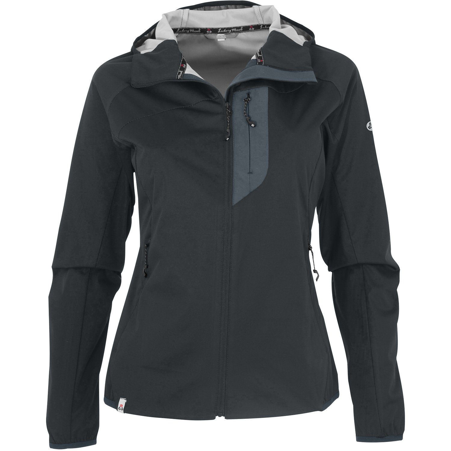 Softshelljacke Schwarz Maul Softshelljacke Wildbarren Sport®