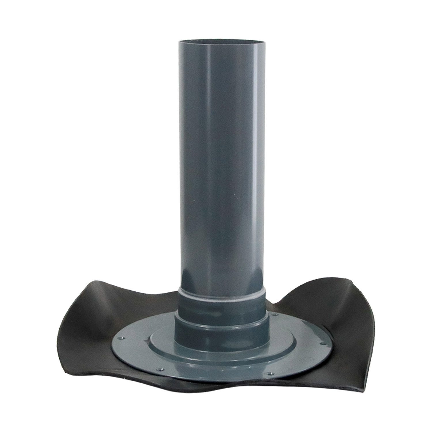 FLECK Dachdurchführung Flachdach-Unterteil DN 100 Bitumen mit Rückstaudichtung, Bitumen, Ø 10 cm