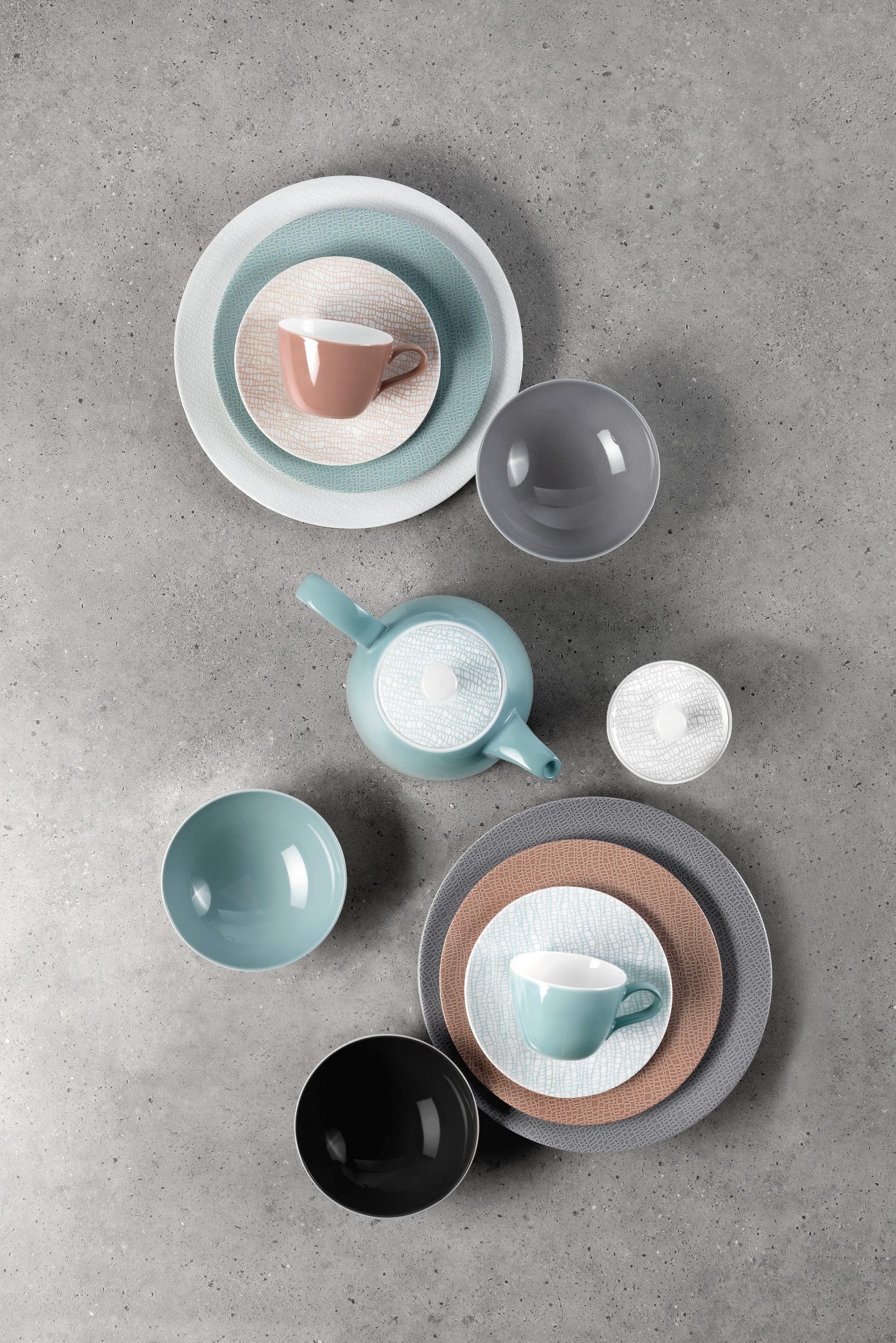 Seltmann Weiden Frühstücksteller Life Fashion, (1 St), Teller rund 22,5 cm