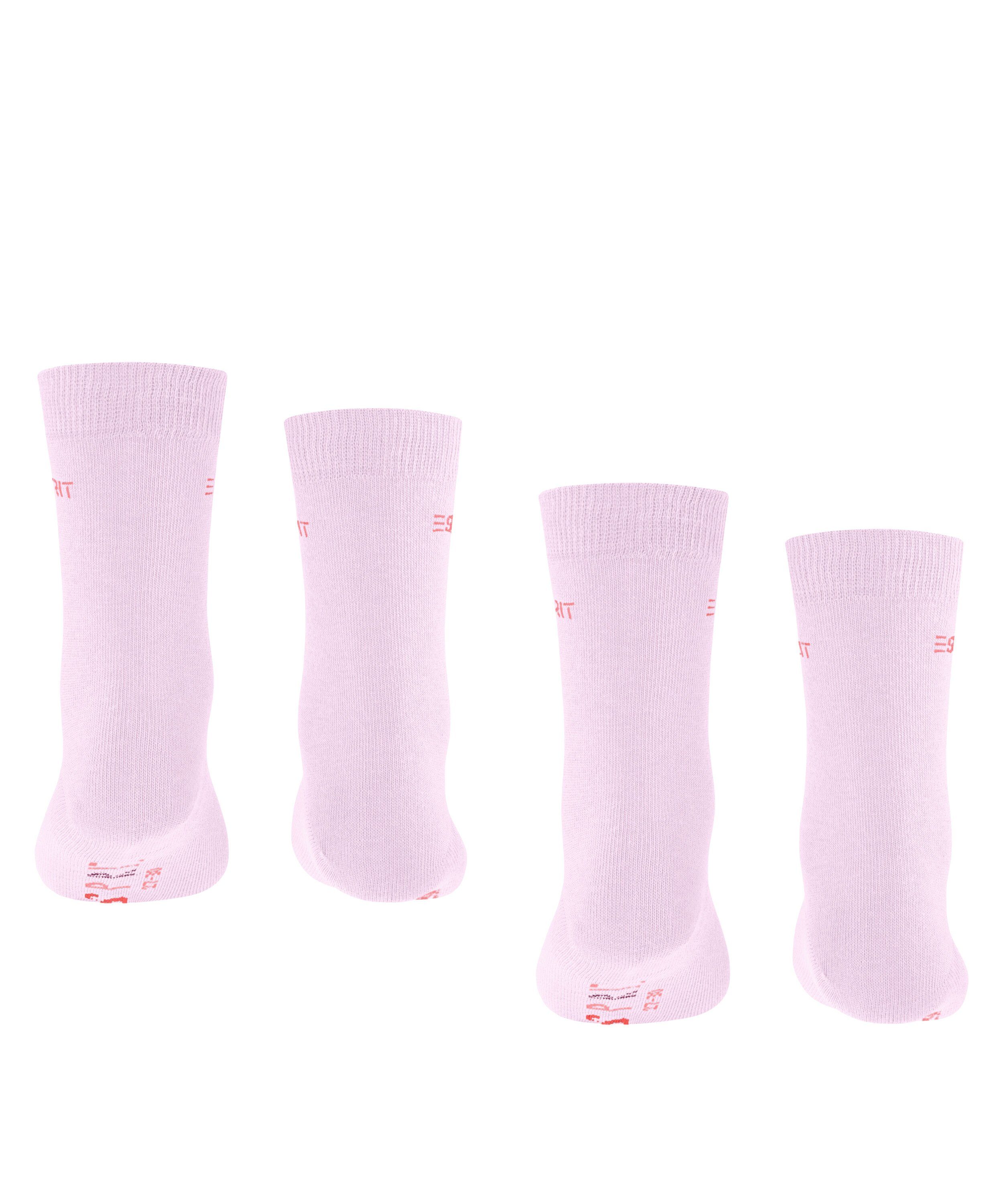 Logo (8738) Foot (2-Paar) Socken rose Esprit 2-Pack