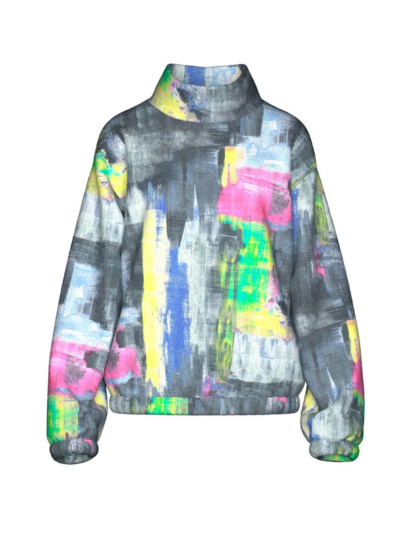Trigema Fleecepullover TRIGEMA Oversized Fleecepullover mit Stehkragen günstig online kaufen